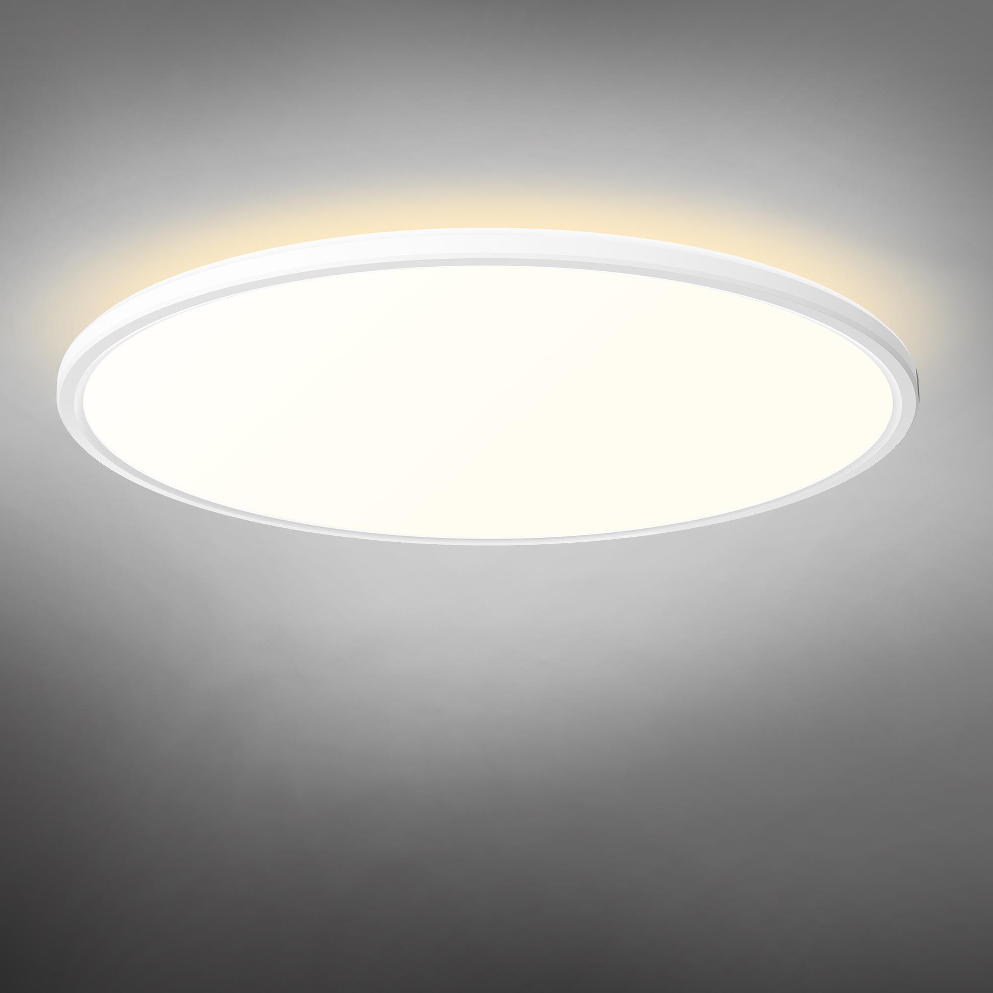 LED світильник з декоративною підсвіткою VIDEX DL5R 44W 3000K-4000K-5000K White — фото 8 з 9