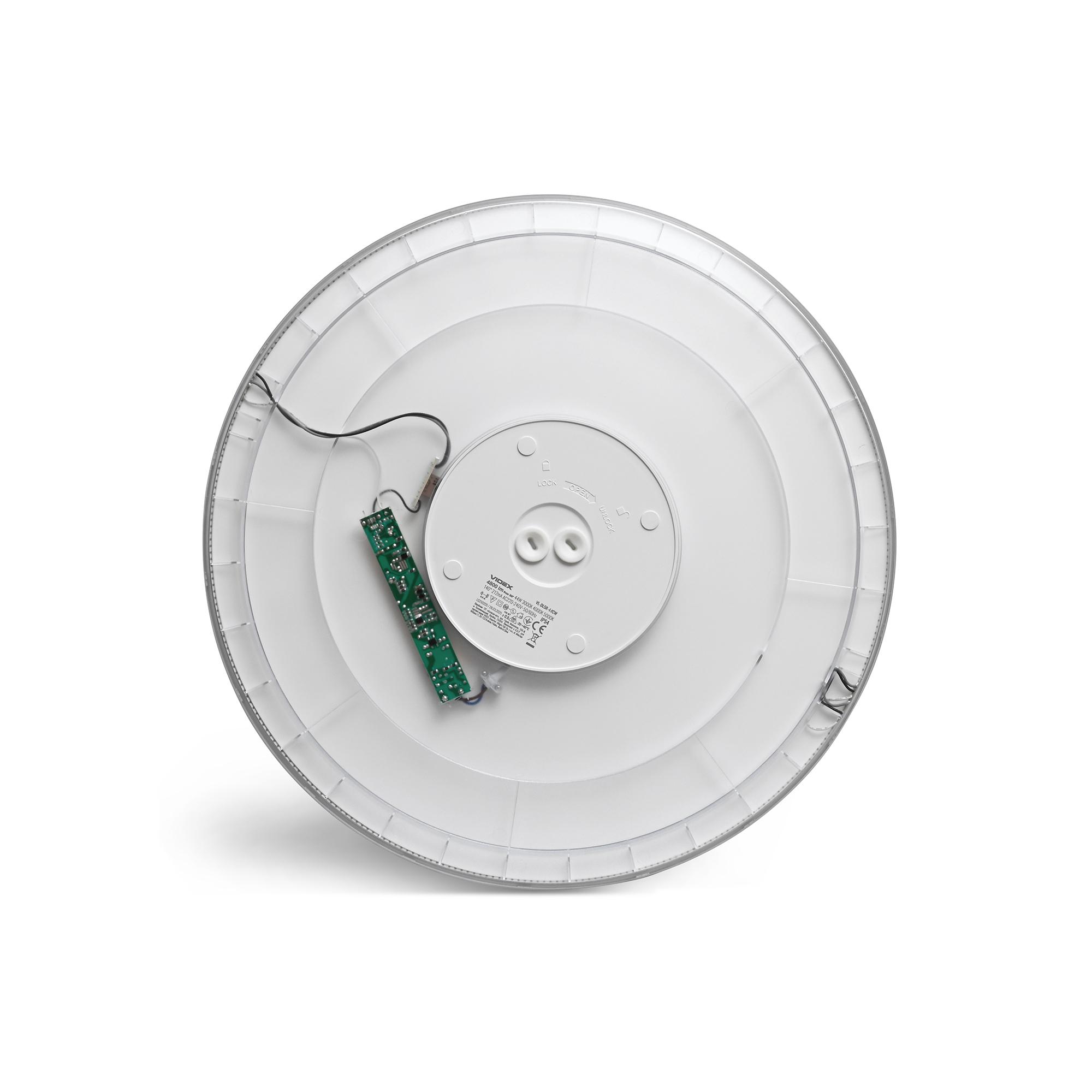 LED світильник з декоративною підсвіткою VIDEX DL5R 44W 3000K-4000K-5000K White — фото 3 з 9