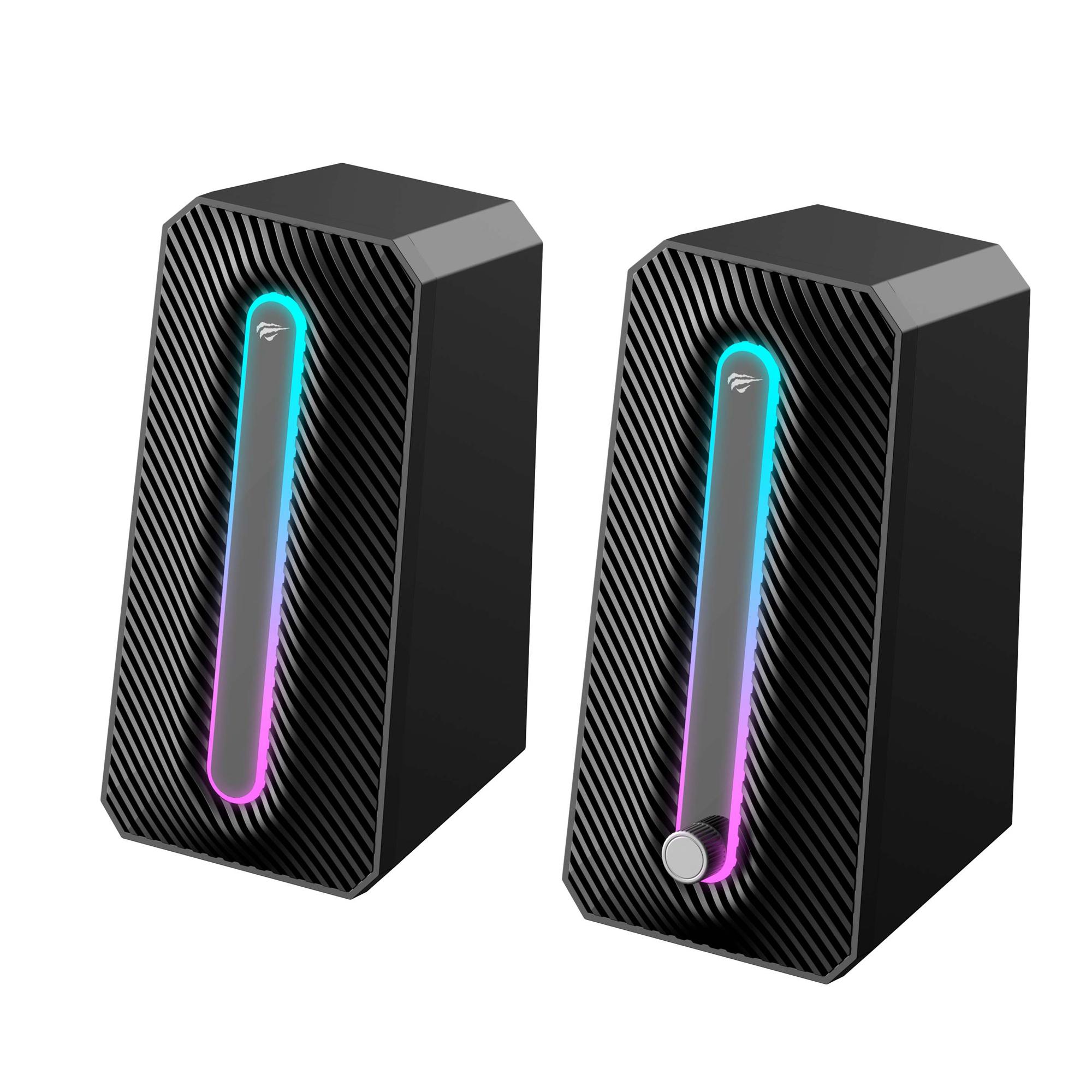 Стерео колонки ігрові HAVIT HV-SK216 USB RGB Black