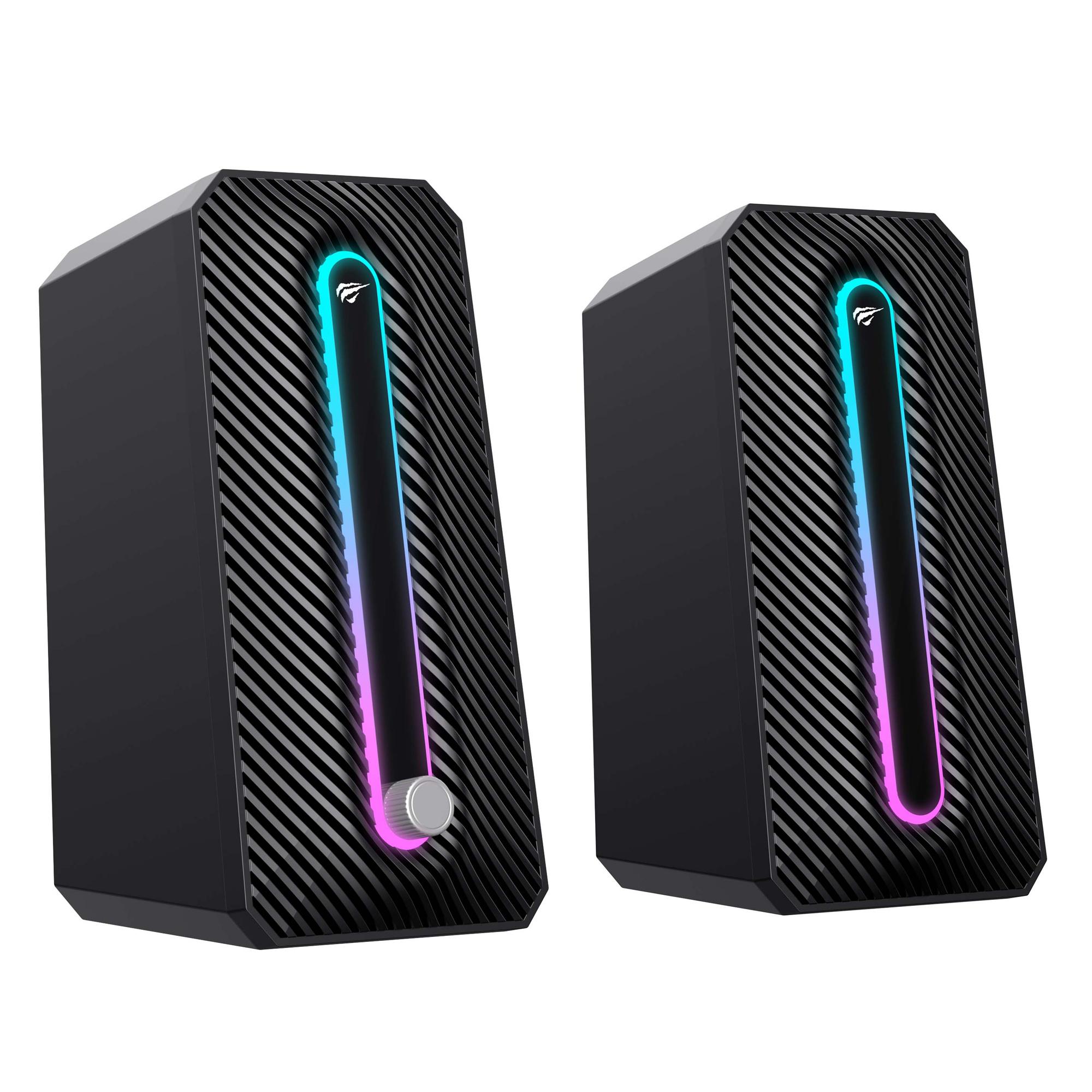 Стерео колонки ігрові HAVIT HV-SK216 USB RGB Black — фото 5 з 5