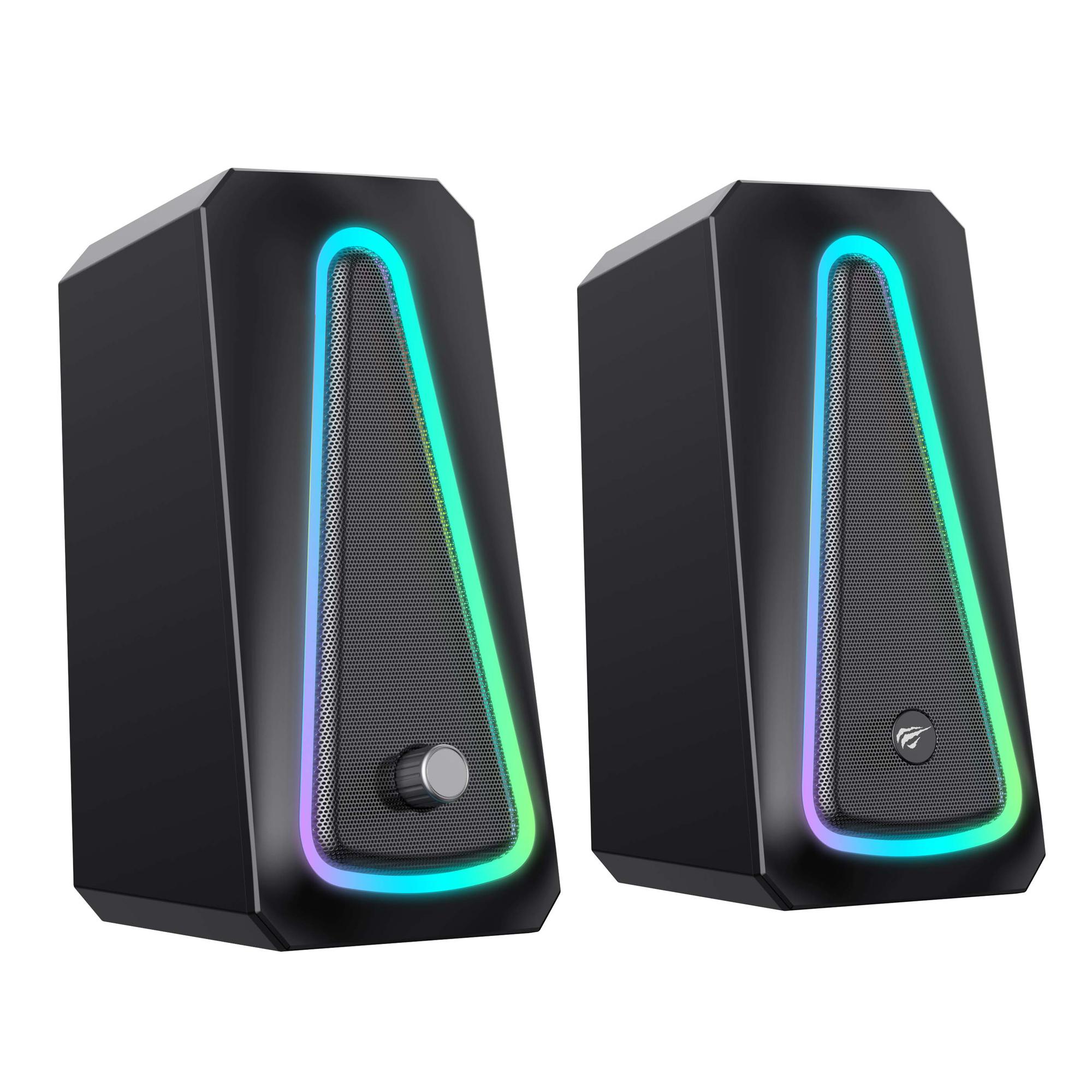 Стерео колонки ігрові HAVIT HV-SK208 PRO USB RGB Black — фото 5 з 5