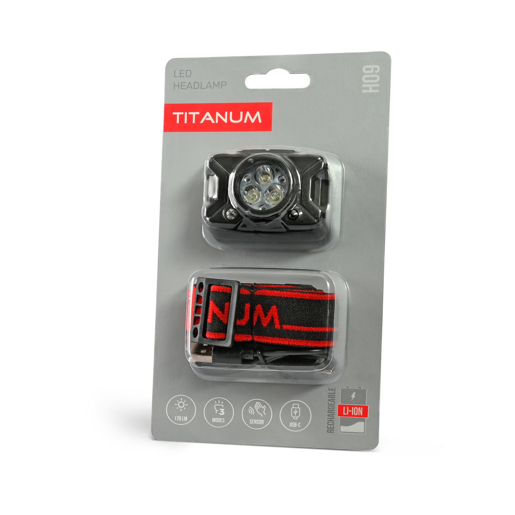 Налобний світлодіодний ліхтарик TITANUM TLF-H09 170Lm — фото 11 з 11