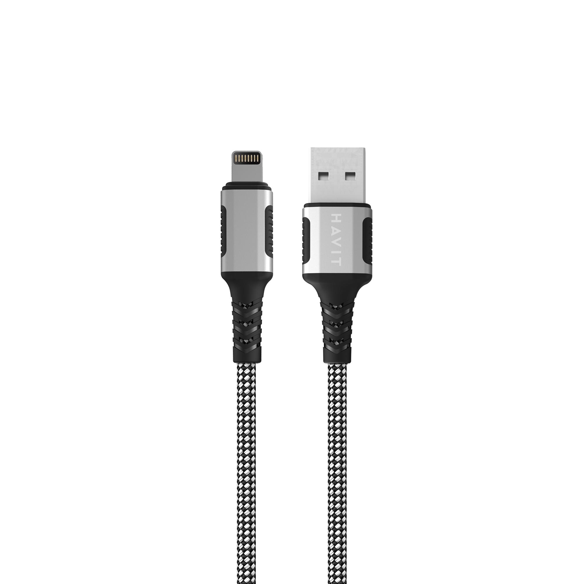 Кабель USB - Lightning HAVIT CB6299 2.4A 1м ( магнітний) — фото 3 з 3
