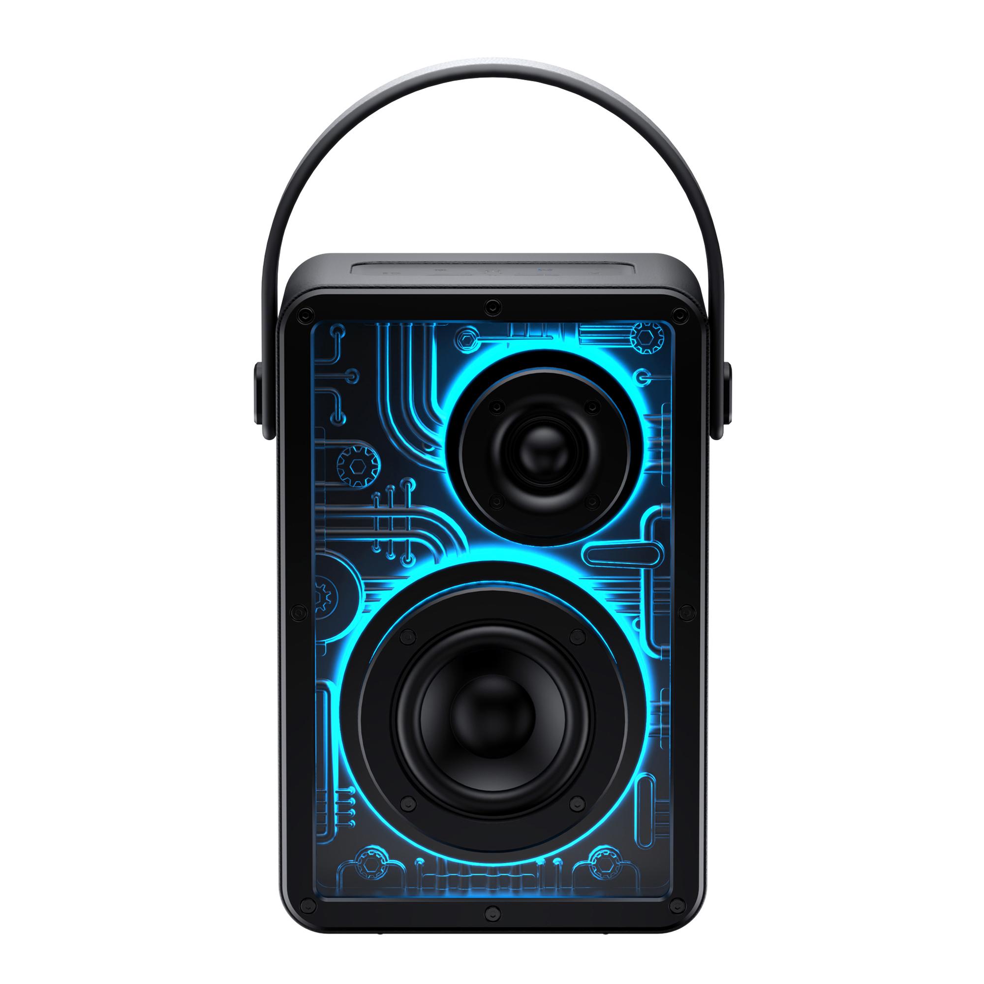 Портативна колонка HAVIT SK861BT 50W RGB Black — фото 9 з 13
