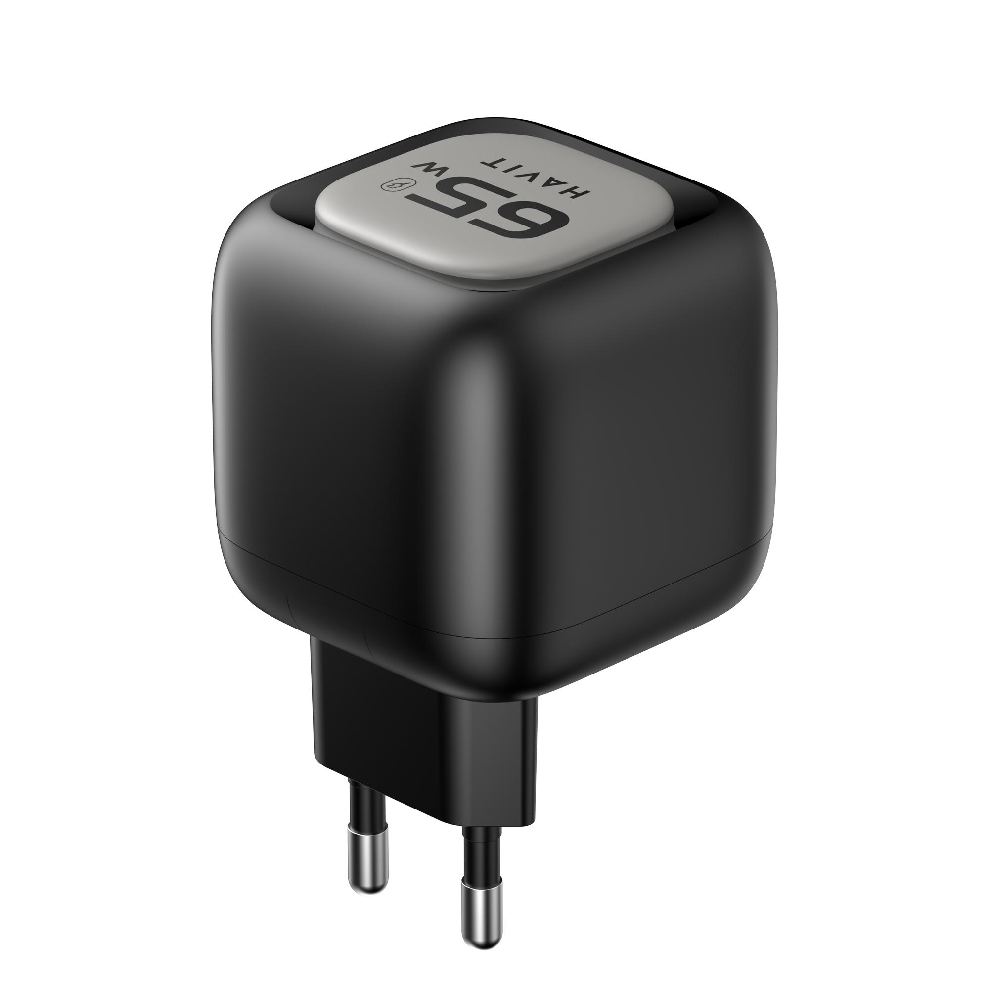 Зарядний пристрій HAVIT UC253 GaN 65W USB-A+USB-C +Кабель USB-C — фото 4 з 4
