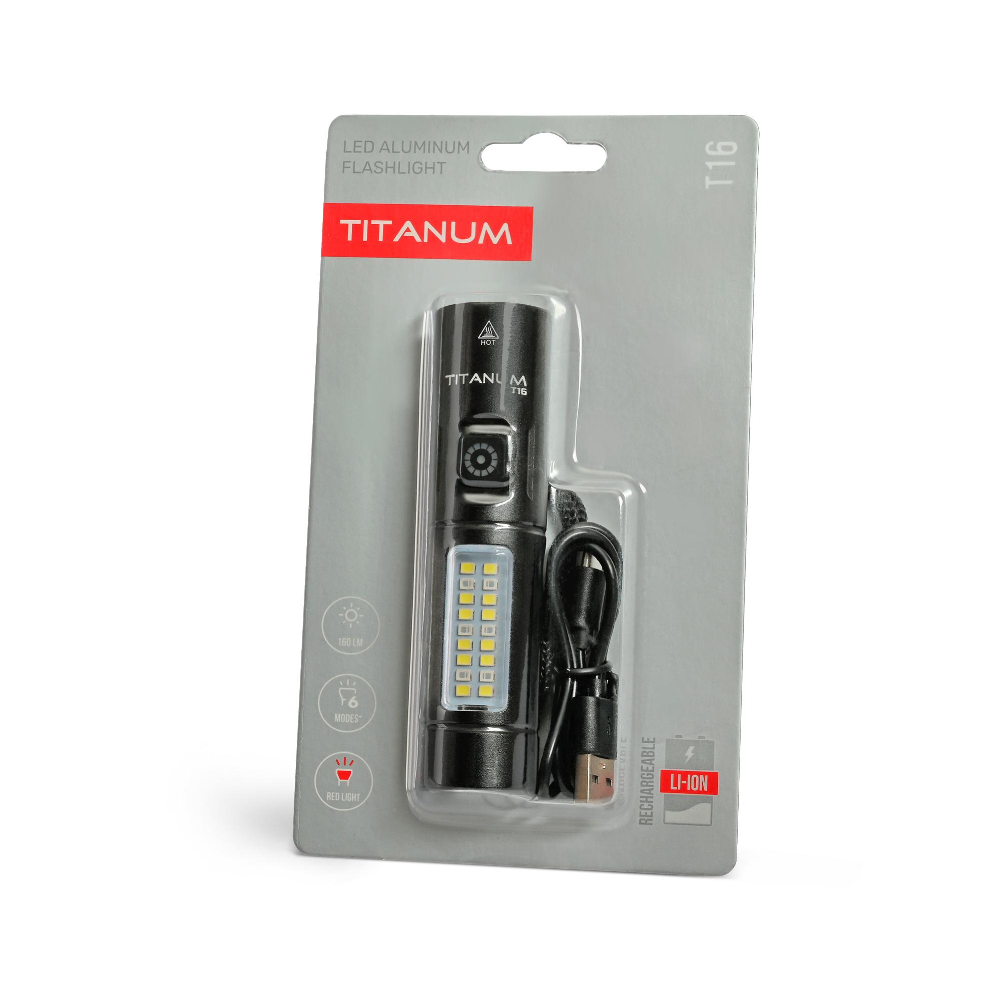 Портативний світлодіодний ліхтарик TITANUM TLF-T16 — фото 15 з 15