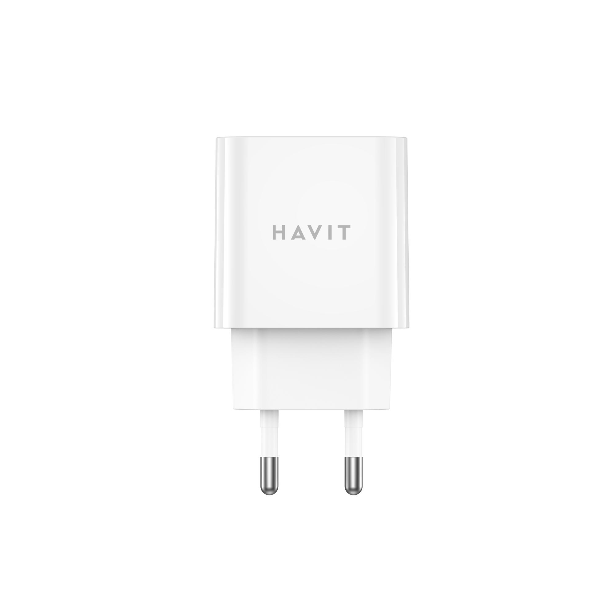 Зарядний пристрій HAVIT UC006B 15W 2xUSB-A White — фото 3 з 5