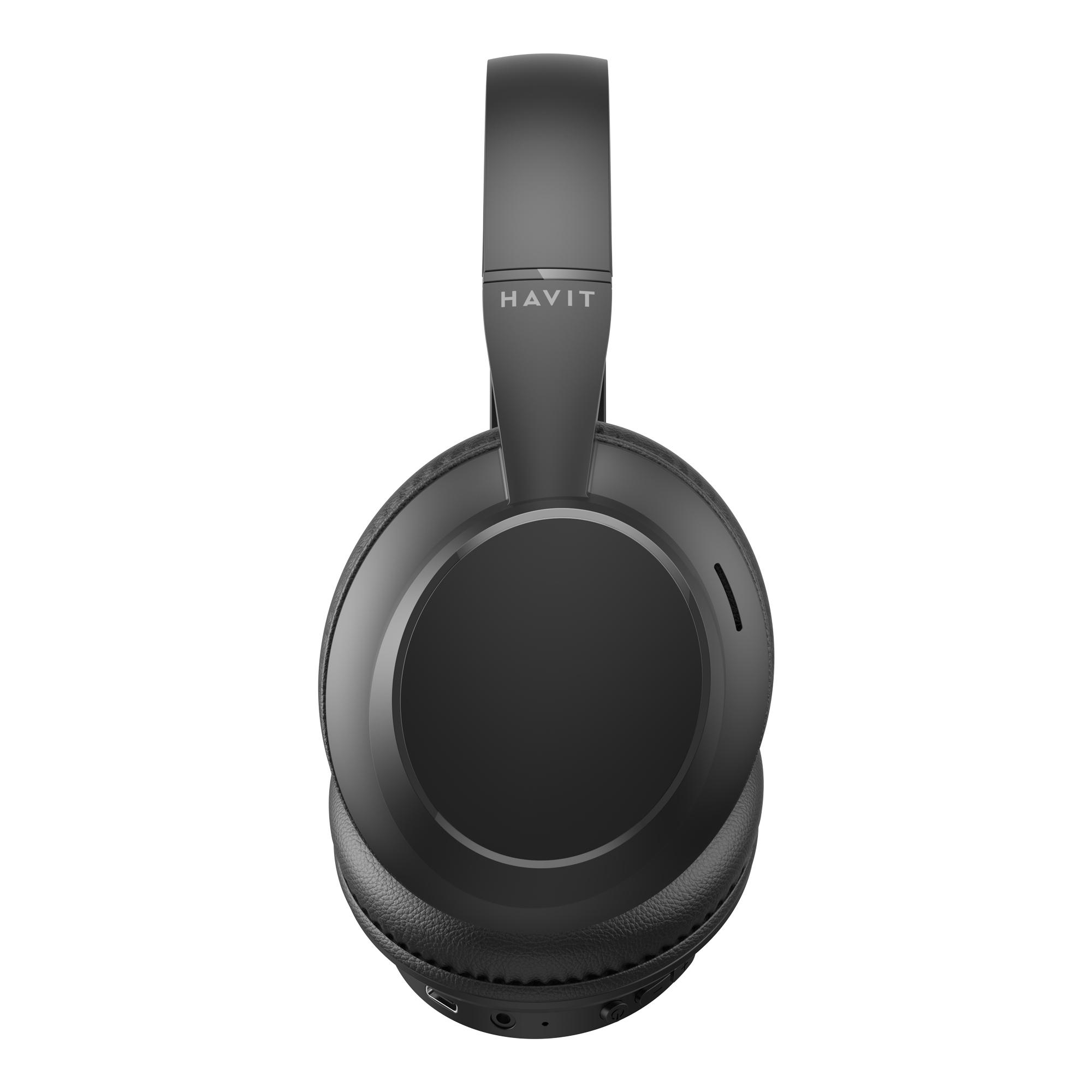 Навушники накладні бездротові HAVIT H619BT Black — фото 4 з 5