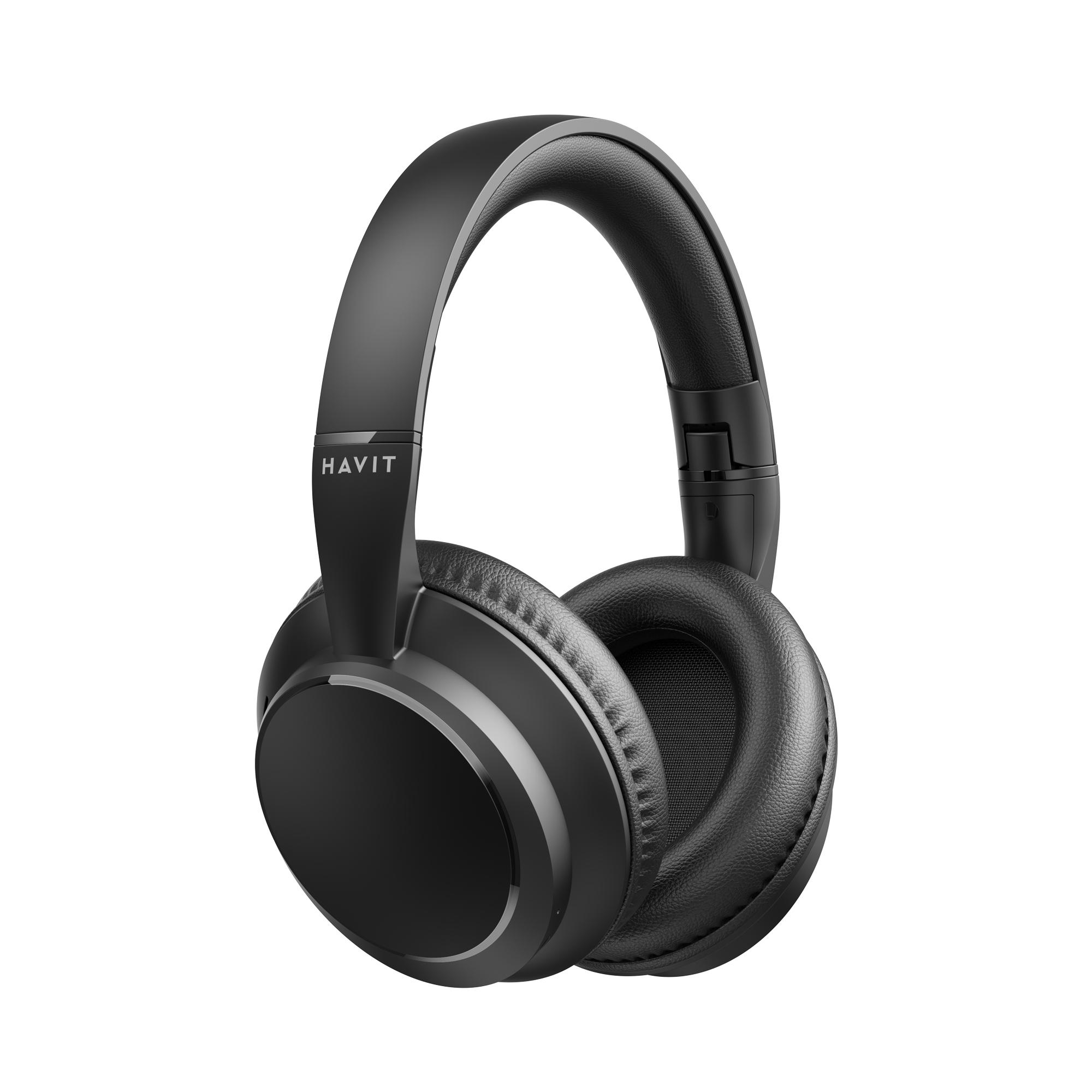 Навушники накладні бездротові HAVIT H619BT Black — фото 2 з 5