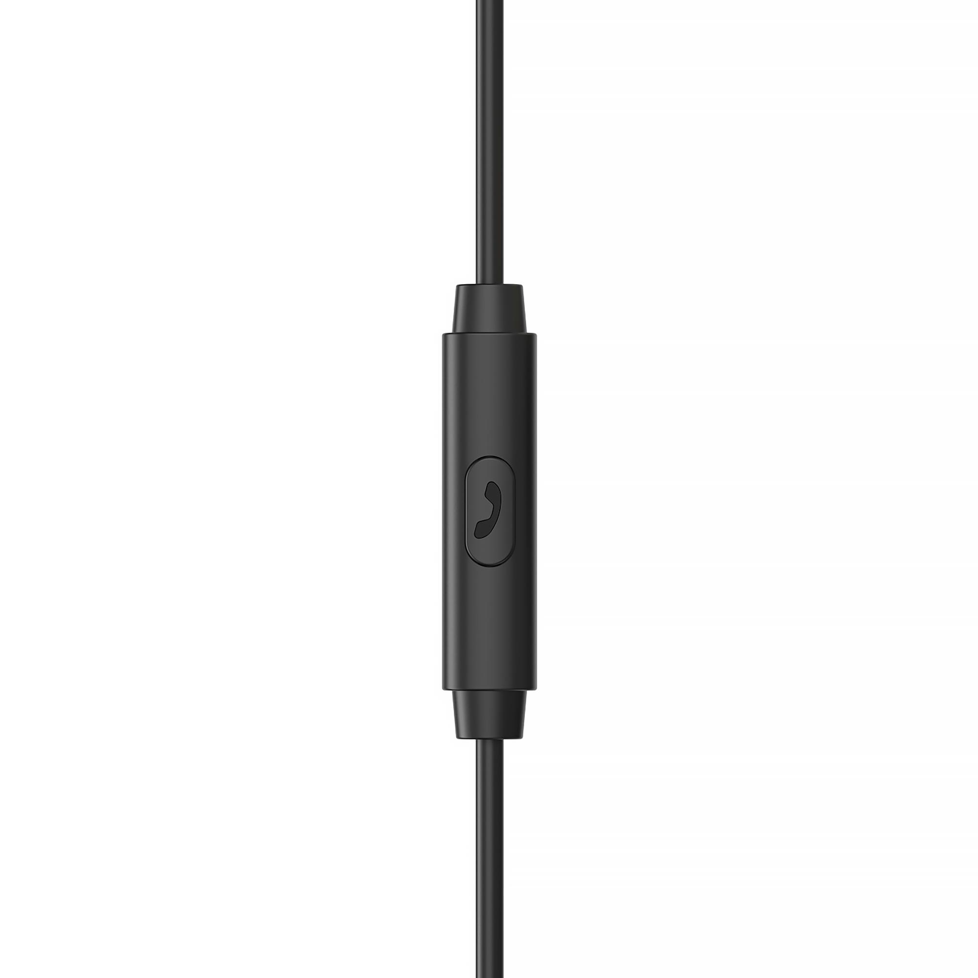 Вакуумні навушники з мікрофоном HAVIT E301P Black — фото 4 з 5
