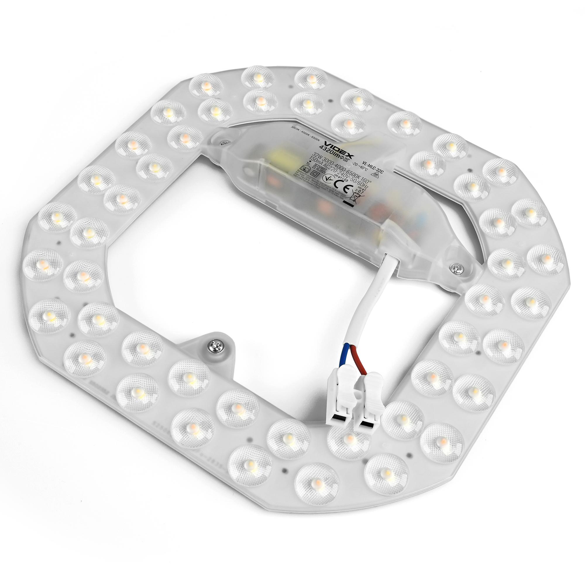 LED модуль для світильників 32W VIDEX VL-MLC-32C 3000-4000-6500K — фото 6 з 11
