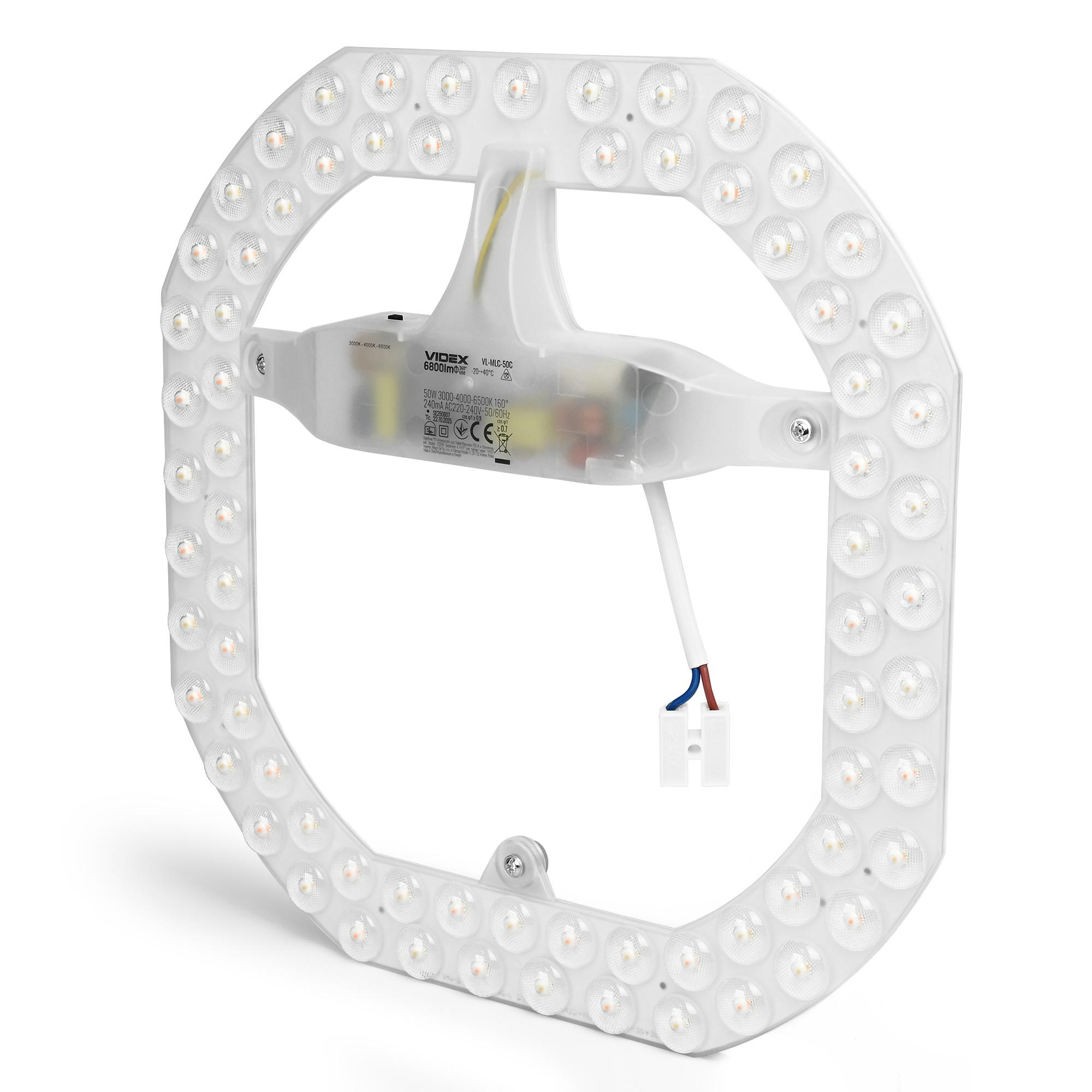 LED модуль для світильників 50W VIDEX VL-MLC-50C 3000-4000-6500K — фото 2 з 11
