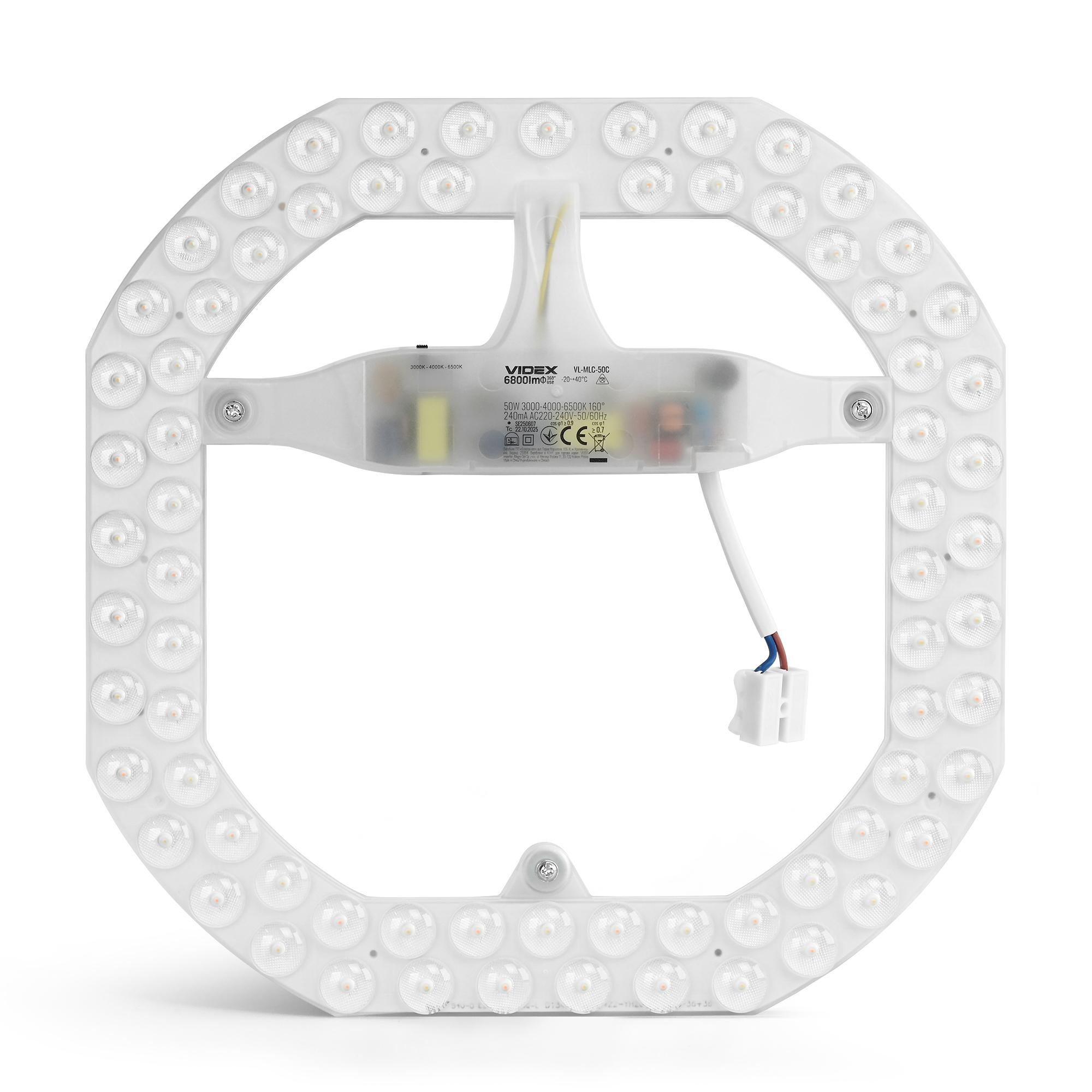 LED модуль для світильників 50W VIDEX VL-MLC-50C 3000-4000-6500K — фото 3 з 11
