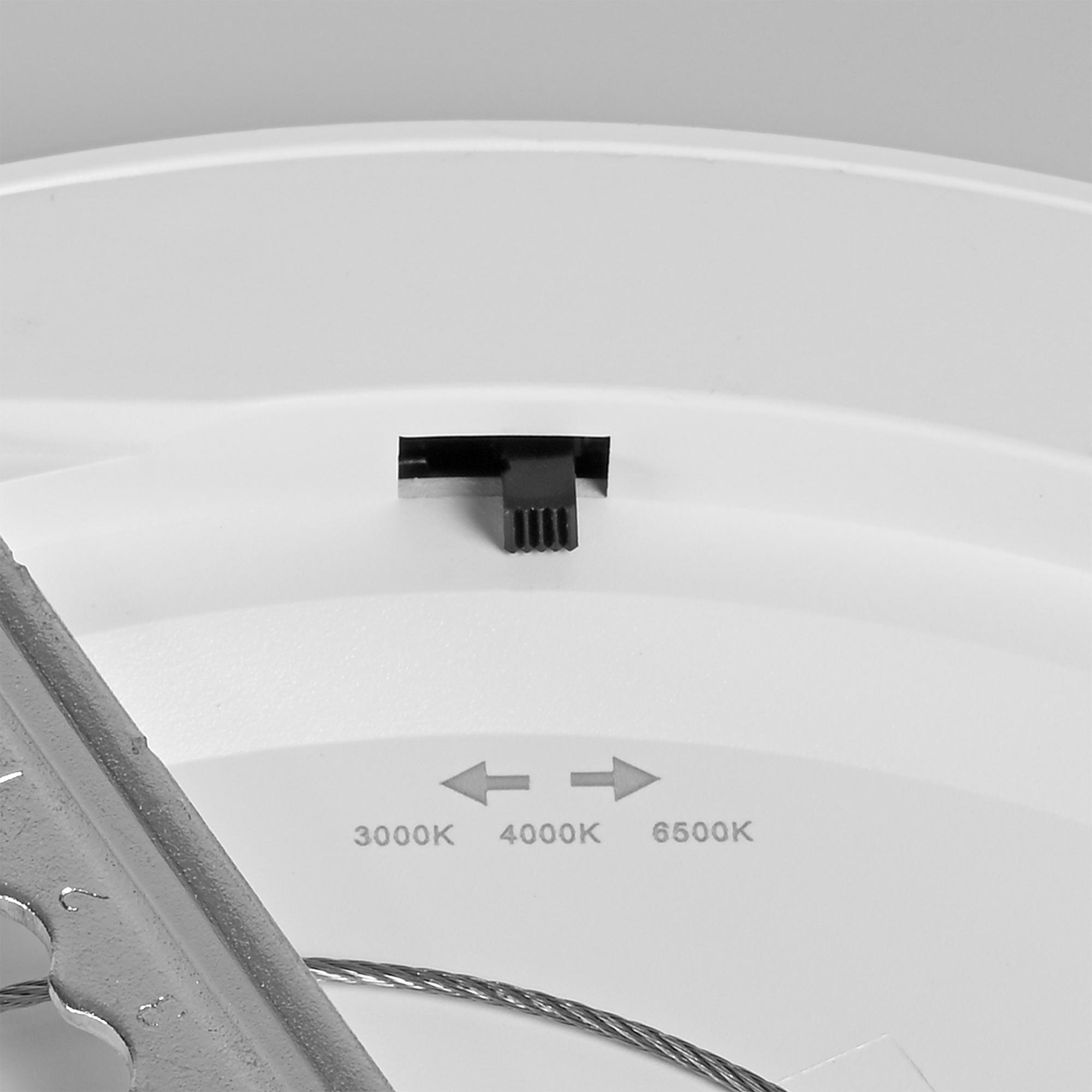LED світильник круглий VIDEX DL6R 12W 3000K-4000K-6500K White — фото 6 з 10