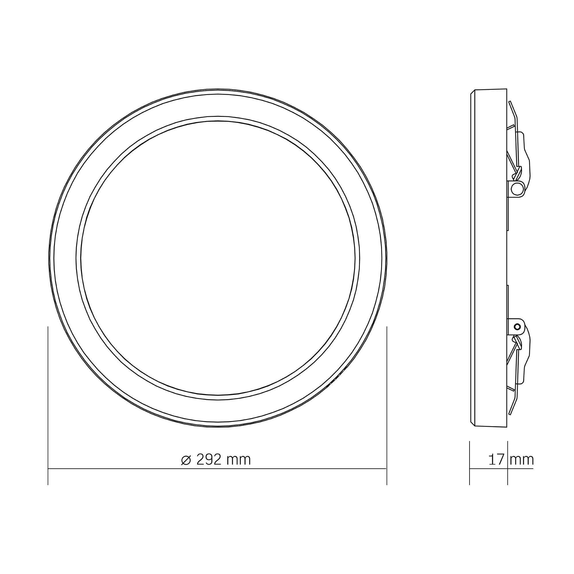 LED світильник круглий VIDEX DL6R 24W 3000K-4000K-6500K White — фото 11 з 11