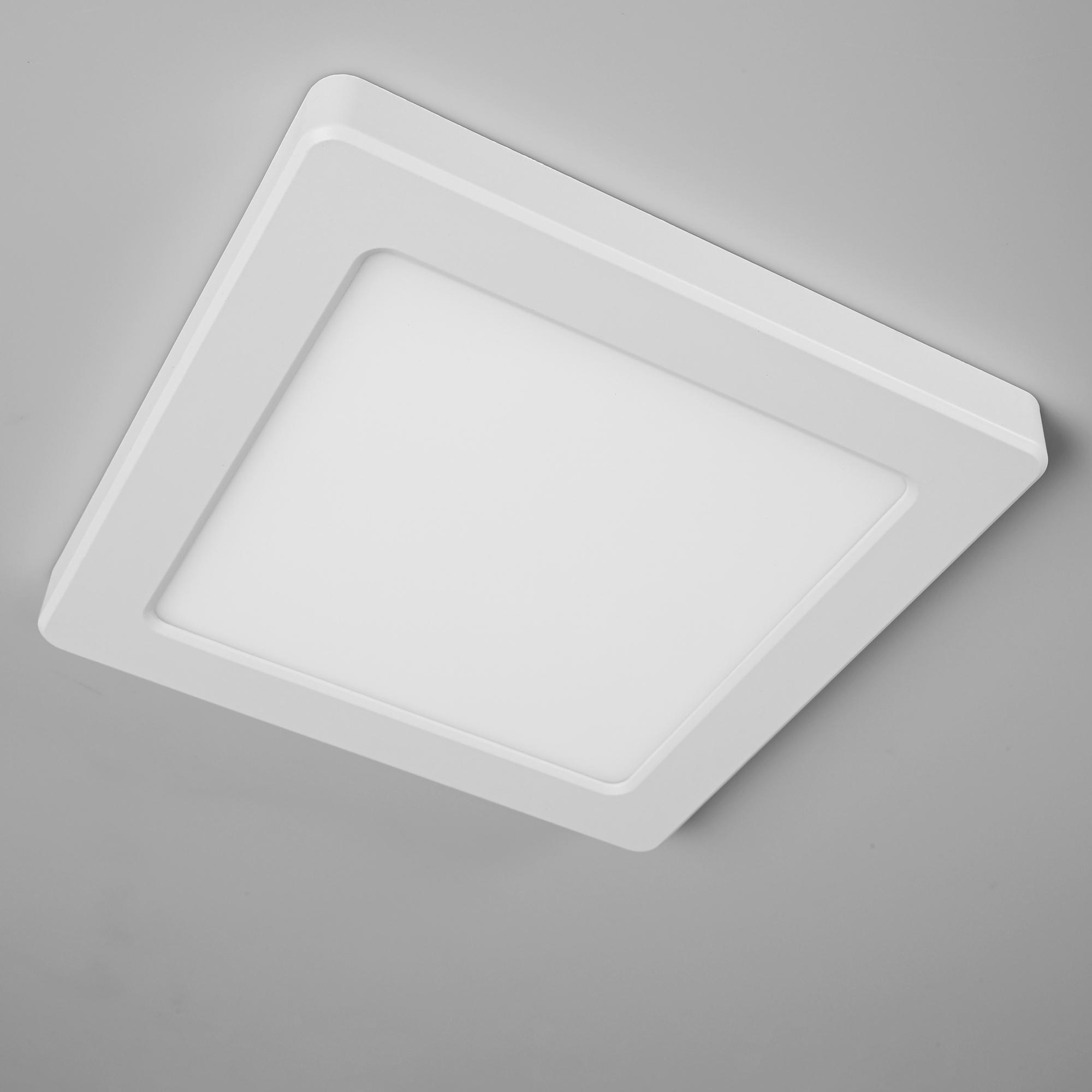 LED світильник квадратний VIDEX DL6S 12W 3000K-4000K-6500K White — фото 9 з 10