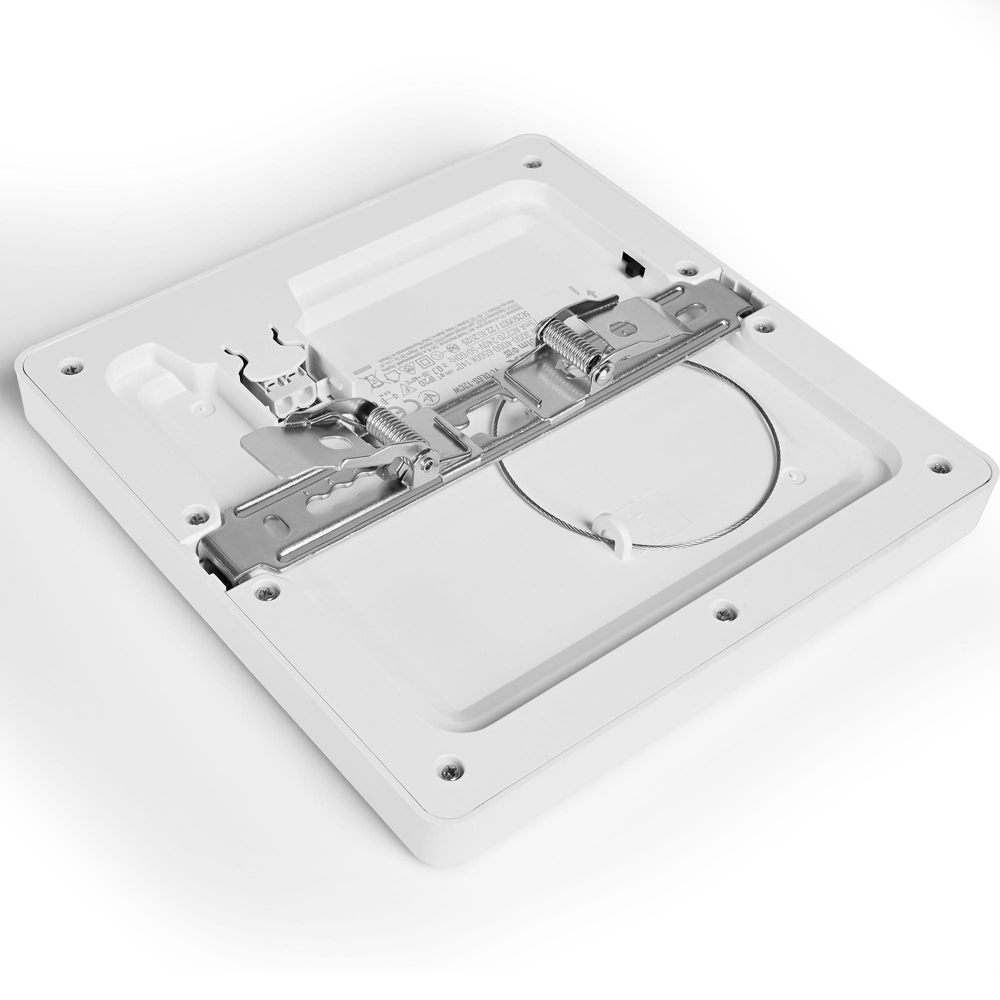 LED світильник квадратний VIDEX DL6S 12W 3000K-4000K-6500K White — фото 7 з 10