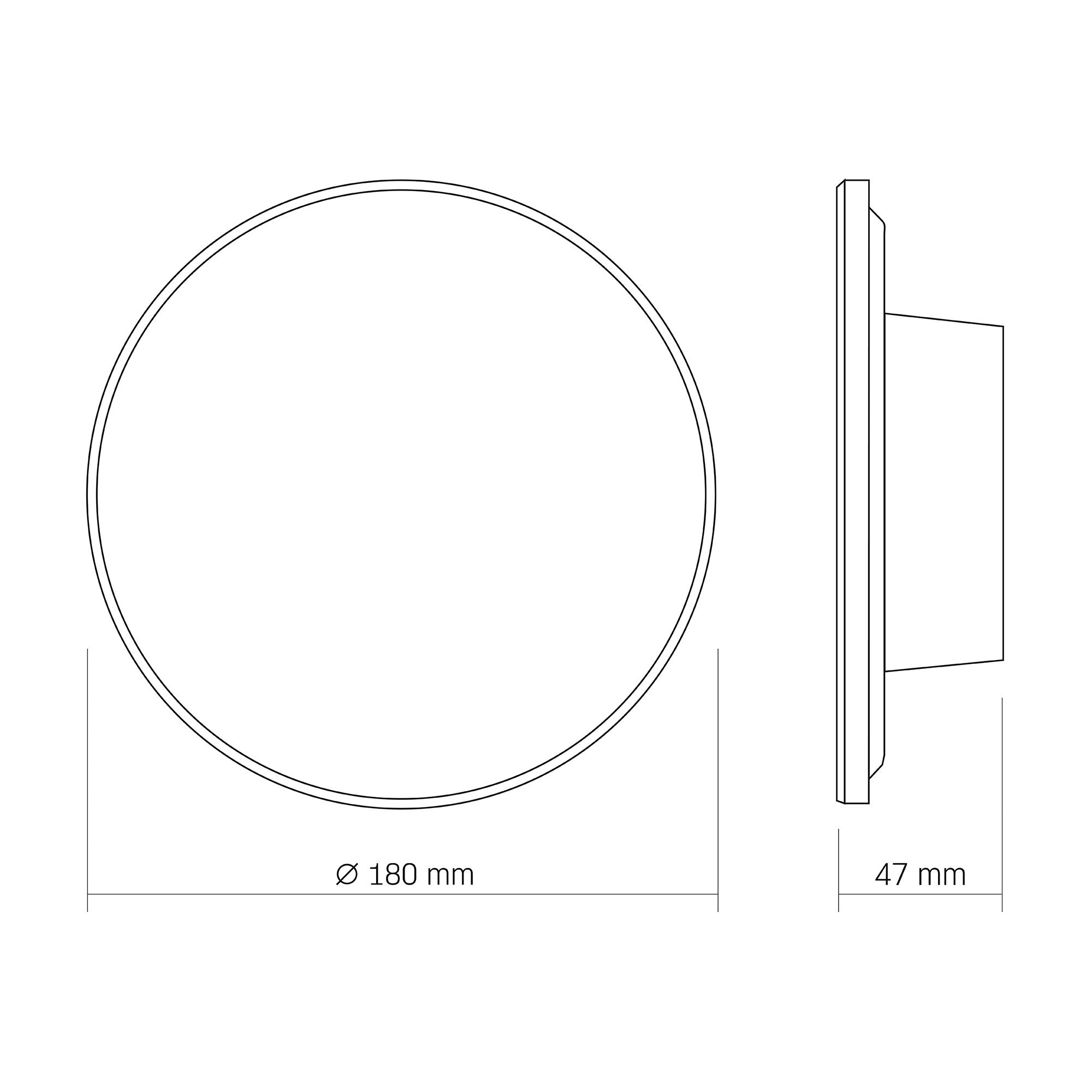LED світильник настінний IP65 VIDEX WL03 12W 3000K-4000K-6500K White — фото 6 з 6