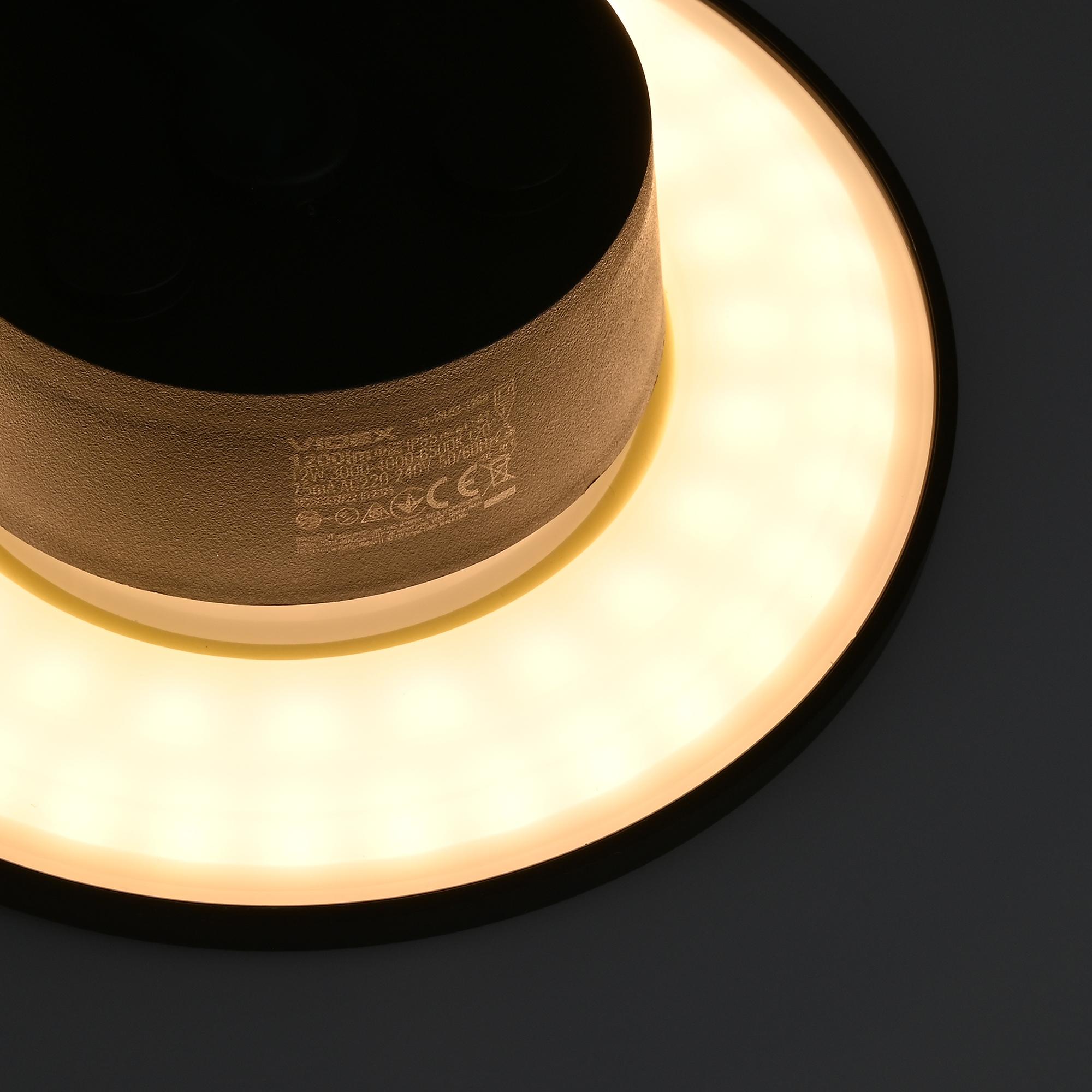 LED світильник настінний IP65 VIDEX WL03 12W 3000K-4000K-6500K Black — фото 13 з 18