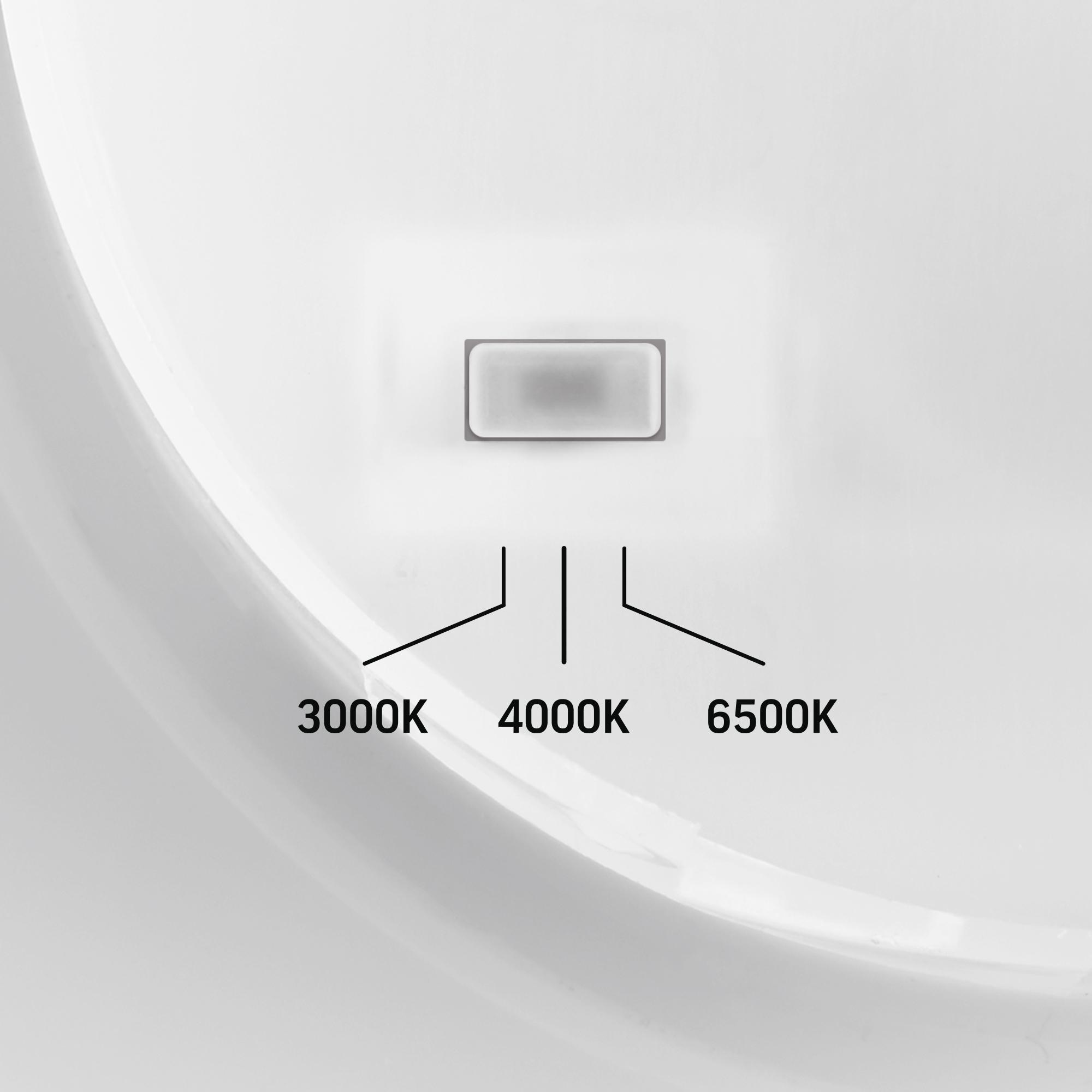 LED світильник настінний IP65 VIDEX WL03 18W 3000K-4000K-6500K White — фото 4 з 6