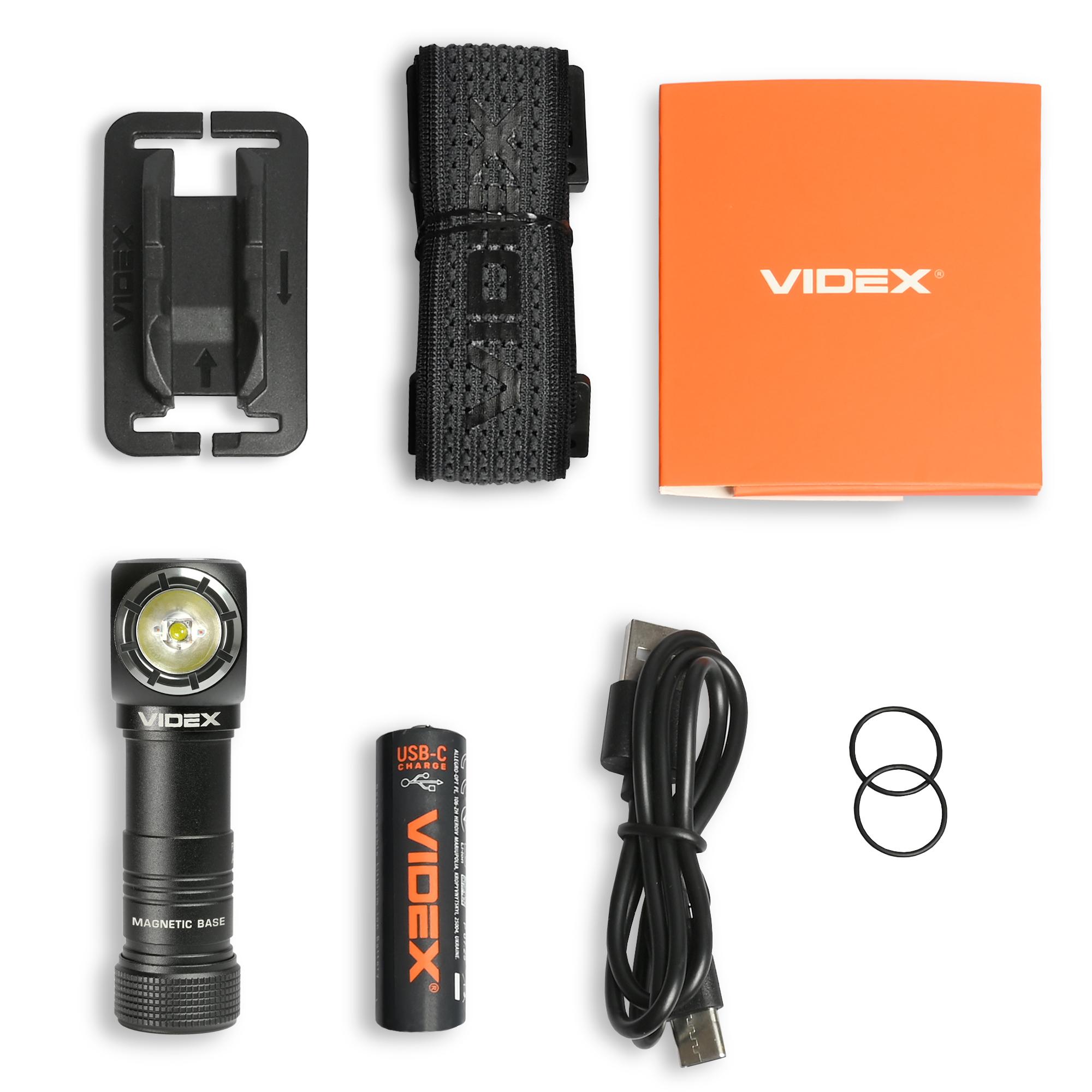 Портативний світлодіодний ліхтарик VIDEX VLF-A056H 200Lm 5000K — фото 13 з 13