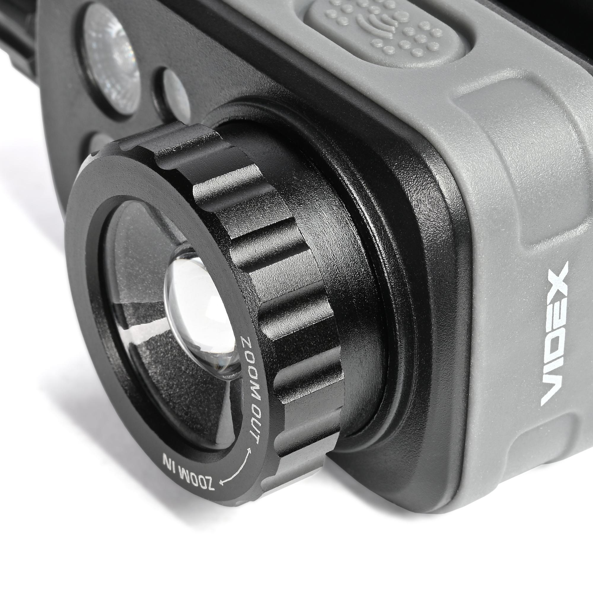 Налобний світлодіодний ліхтарик VIDEX VLF-H046Z 500Lm 5000K — фото 10 з 15