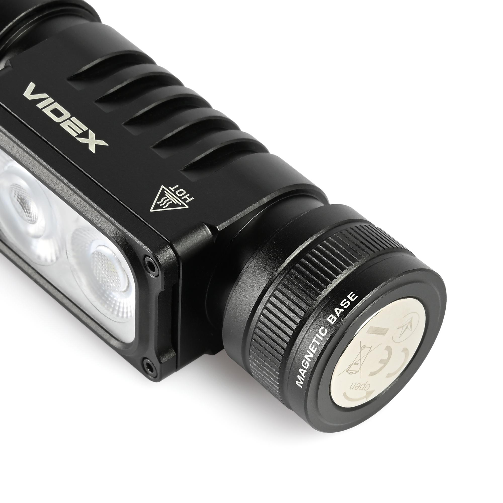 Налобний світлодіодний ліхтарик VIDEX VLF-H066A 2000Lm 5000K — фото 6 з 13
