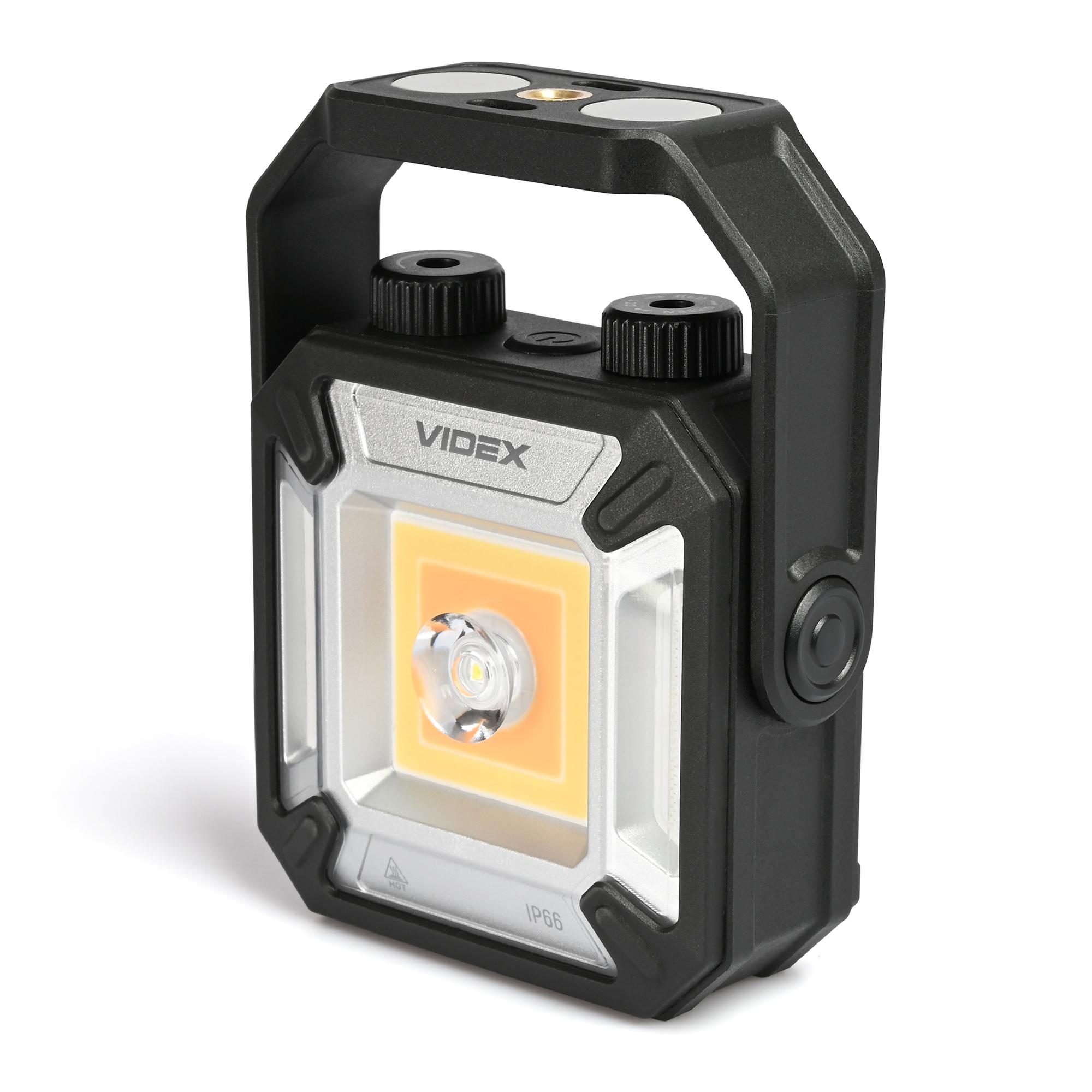 Портативний багатофункціональний ліхтарик VIDEX VLF-M048 1500Lm 5000K — фото 9 з 17
