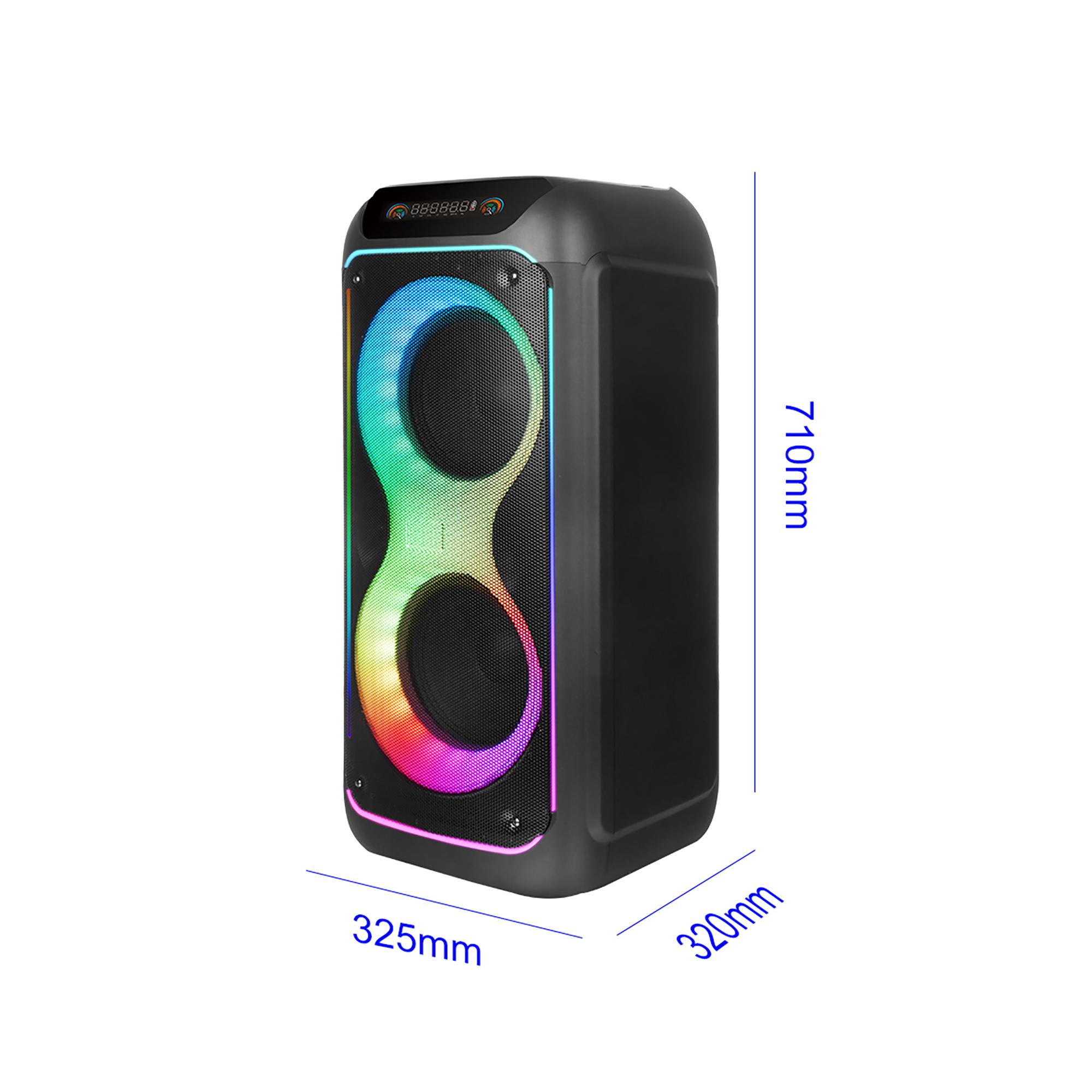 Портативна колонка HAVIT SQ149BT 100W RGB Black — фото 12 з 13