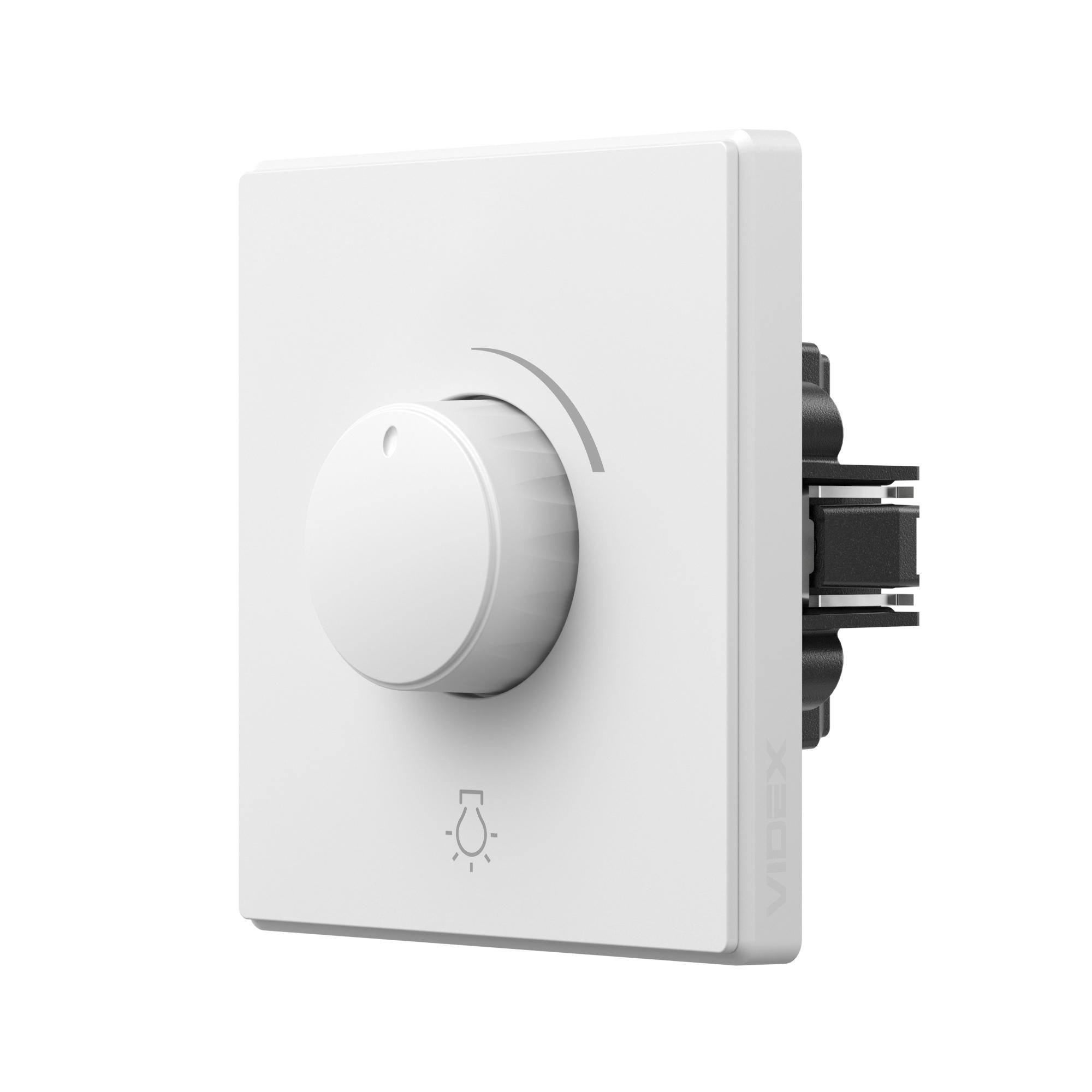 Димер 600W білий матовий VIDEX NOTA (VF-NT-DM600-WH) — фото 1 з 4