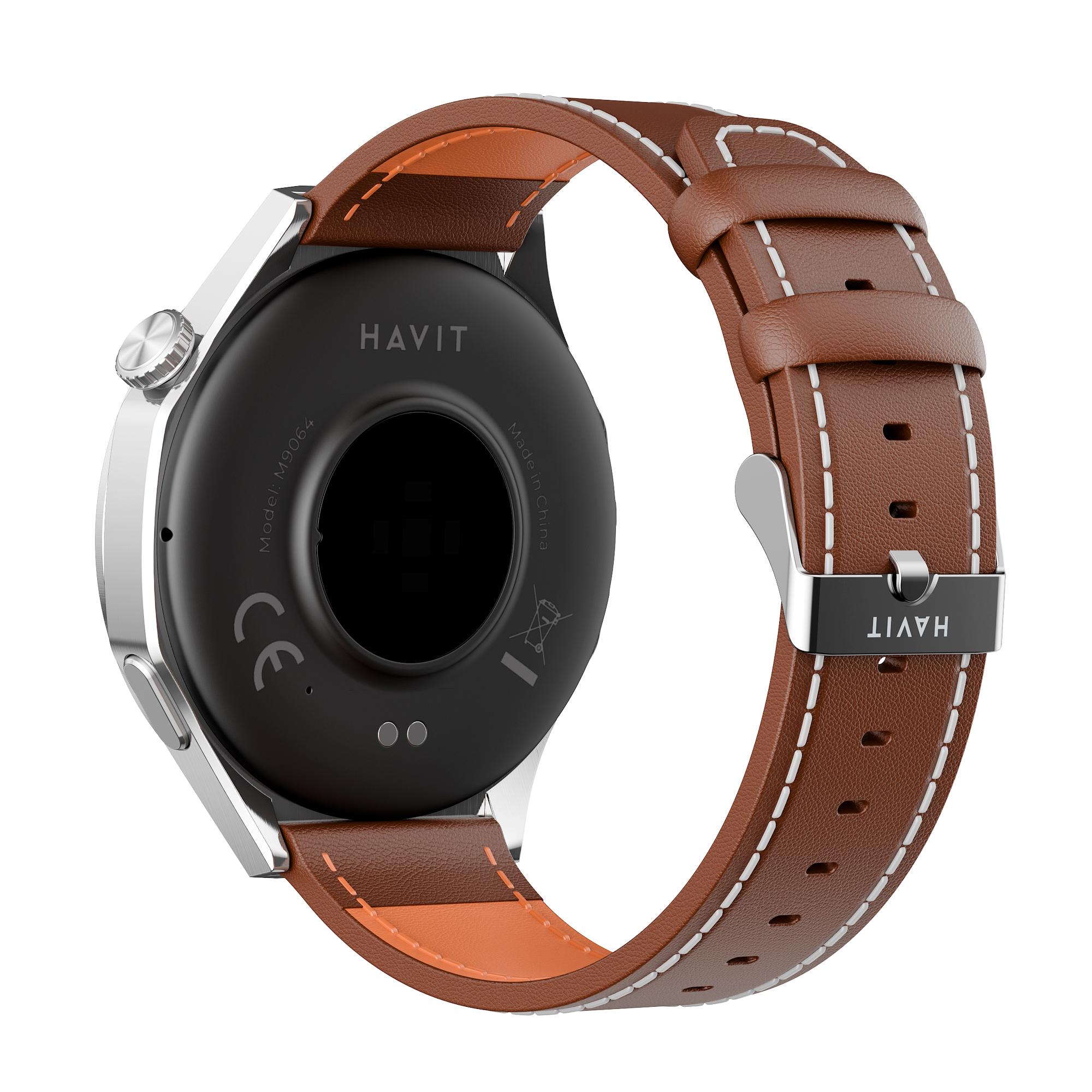 Cмарт годинник HAVIT M9064 IP68 Bluetooth Call Silver — фото 5 з 5