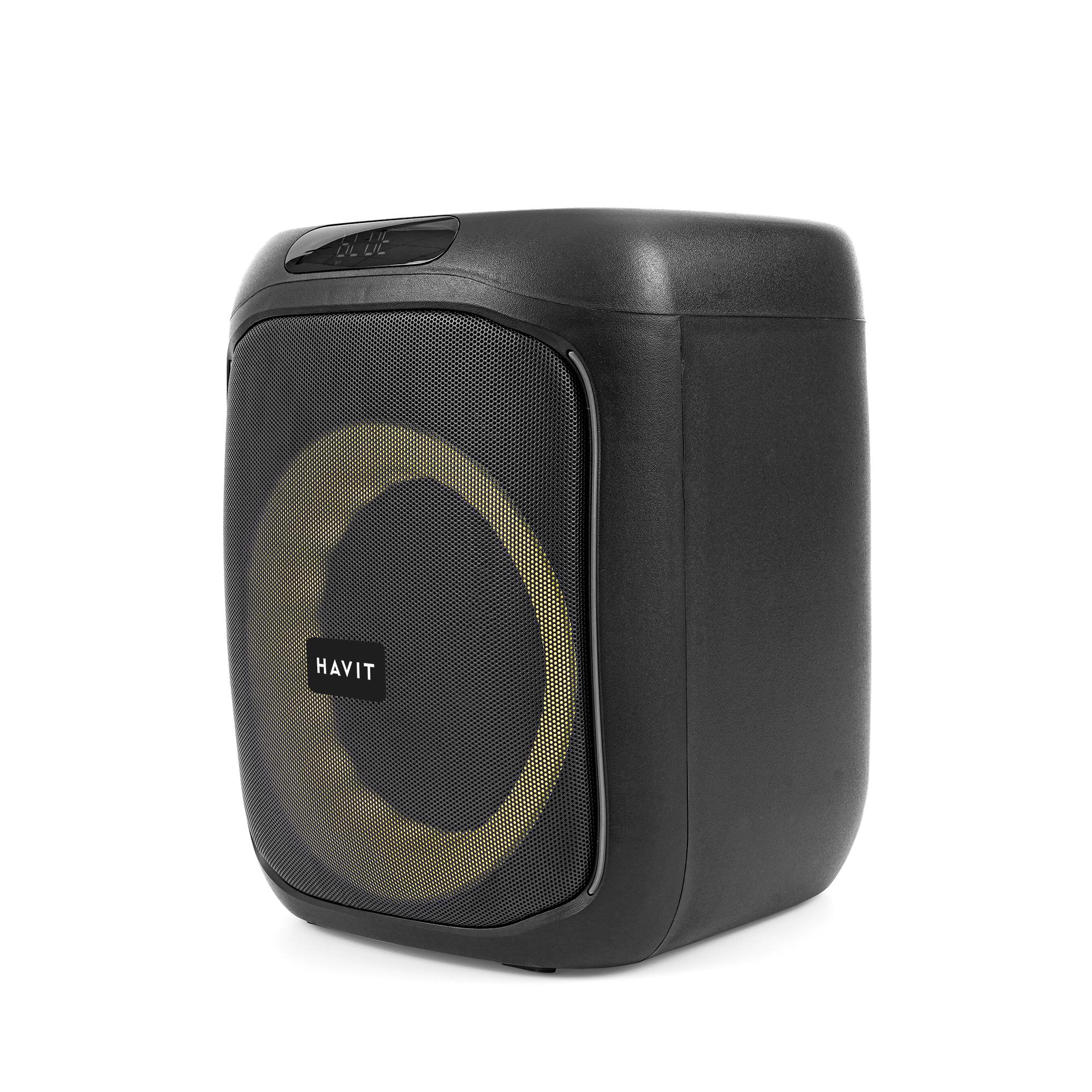 Портативна колонка HAVIT SQ146BT 60W RGB Black — фото 6 з 15