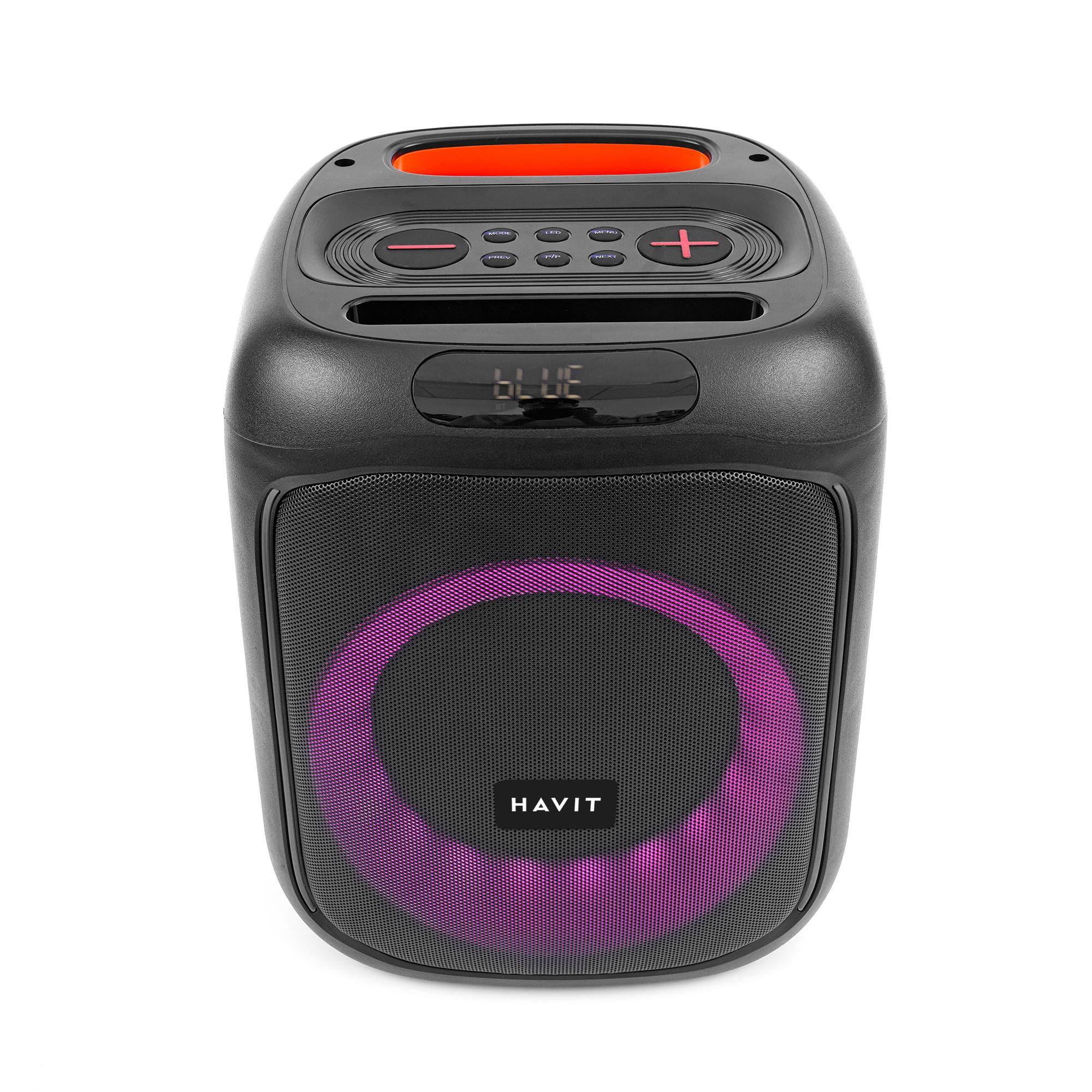 Портативна колонка HAVIT SQ146BT 60W RGB Black — фото 7 з 15