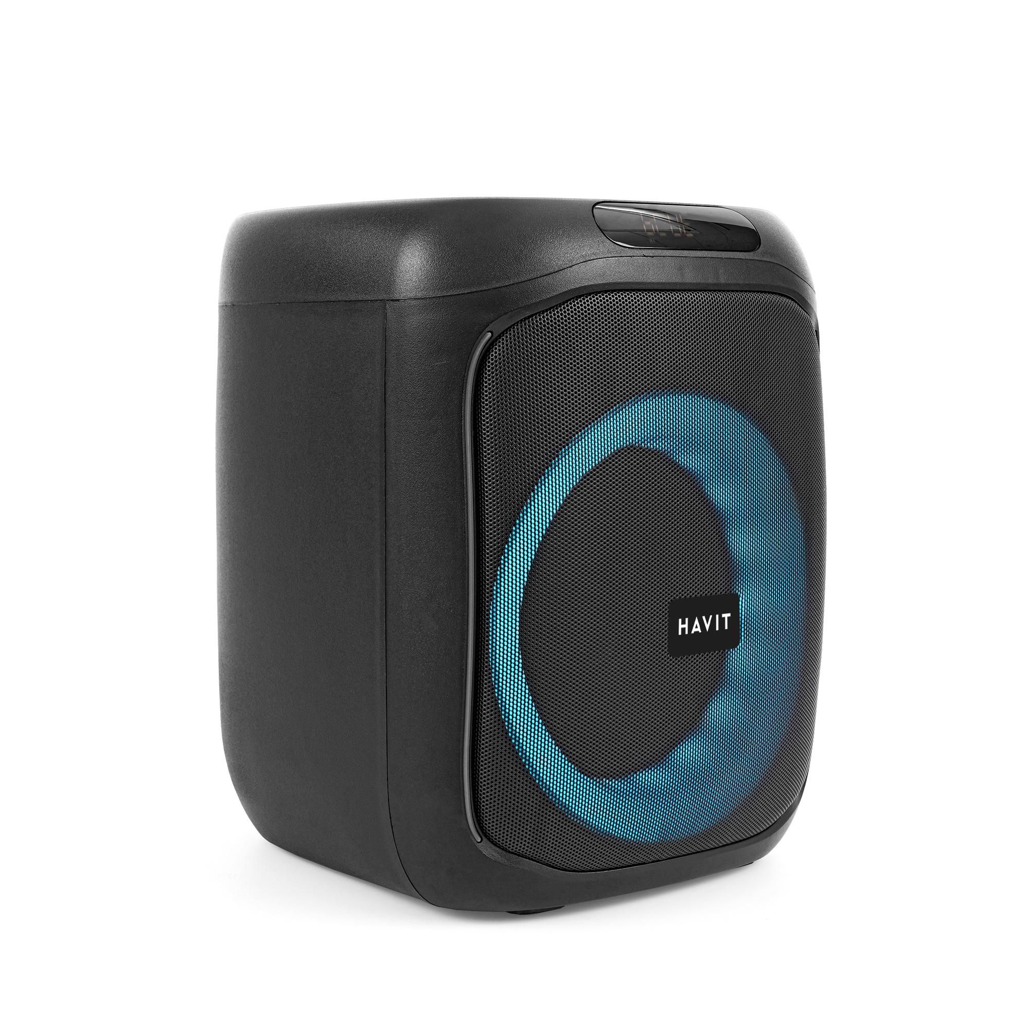 Портативна колонка HAVIT SQ146BT 60W RGB Black — фото 5 з 15