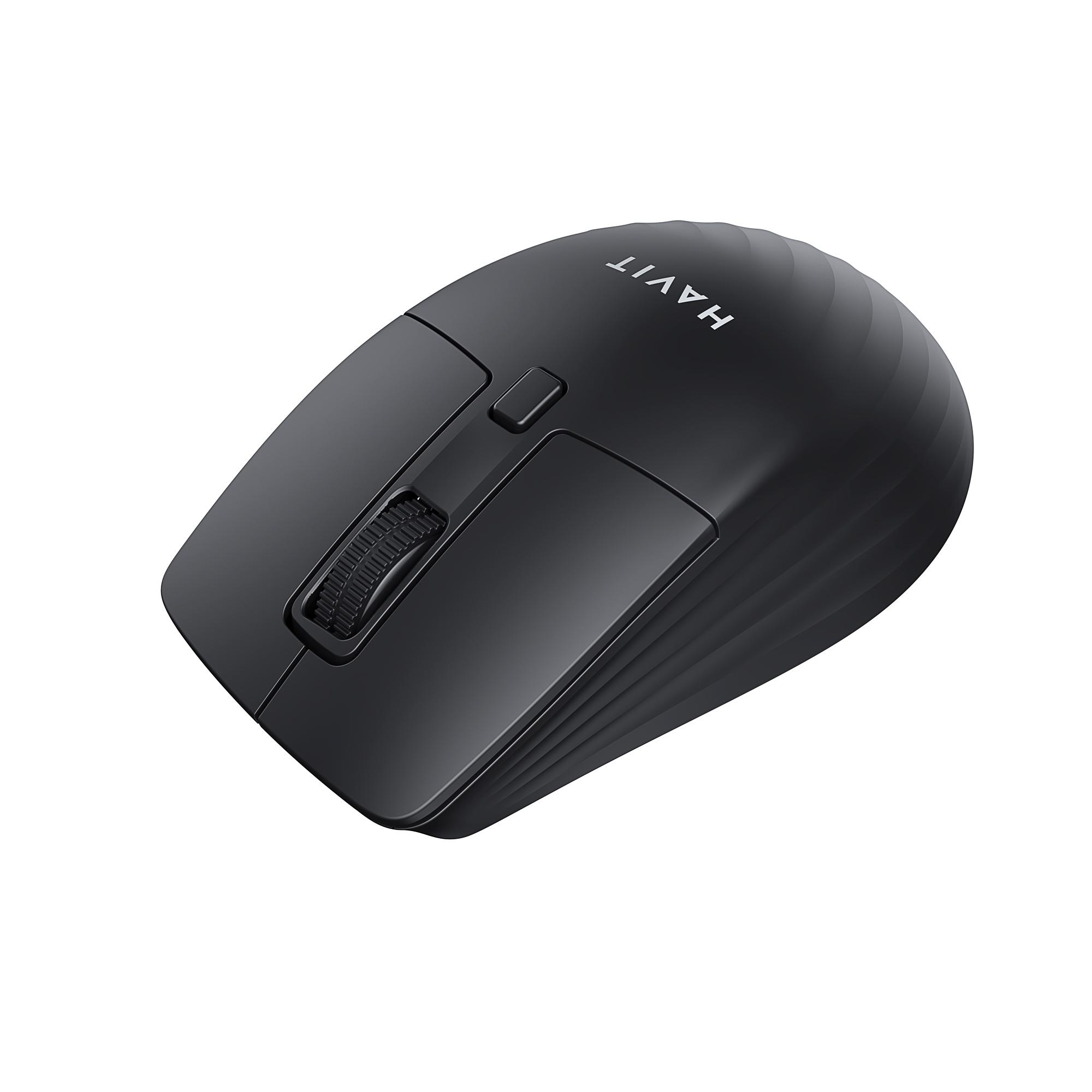 Бездротова миша дворежимна HAVIT MS58WB Black (2.4GHz + BT) — фото 4 з 5