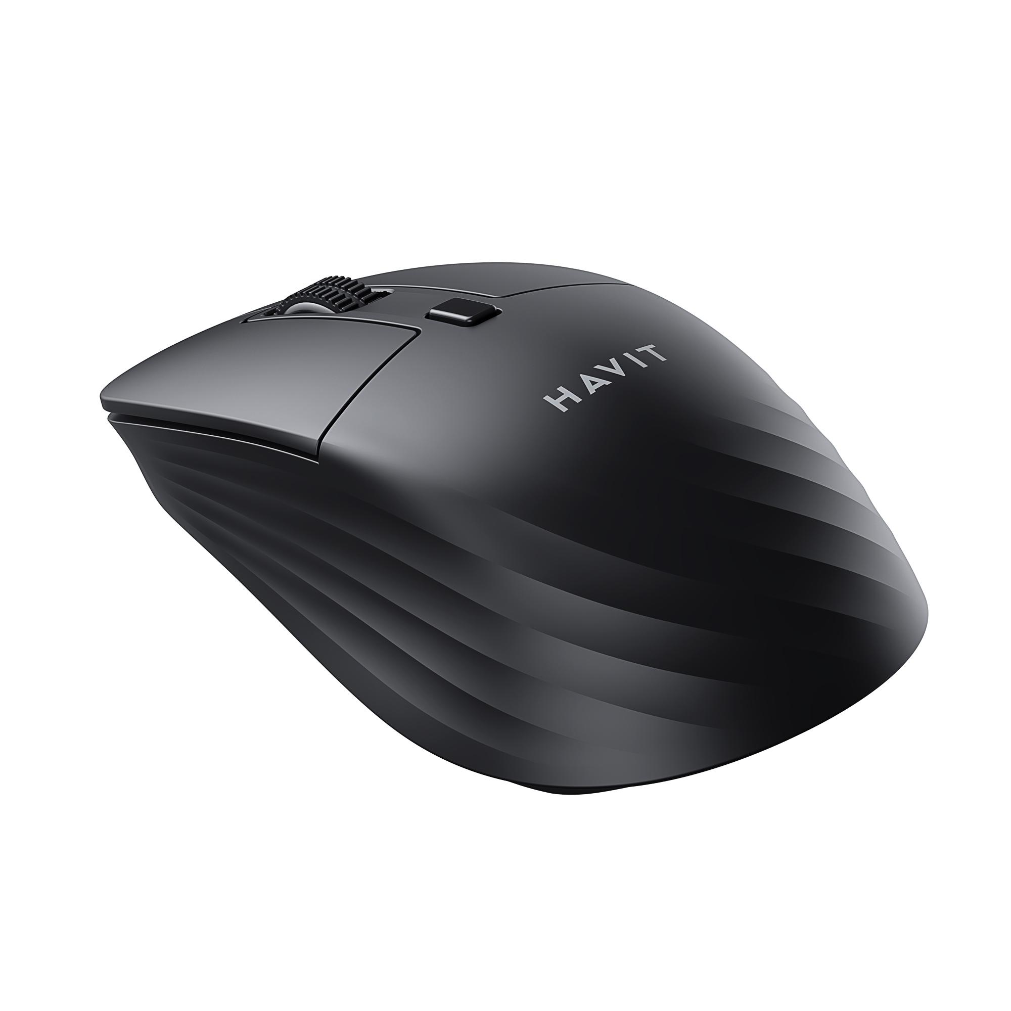Бездротова миша дворежимна HAVIT MS58WB Black (2.4GHz + BT) — фото 5 з 5