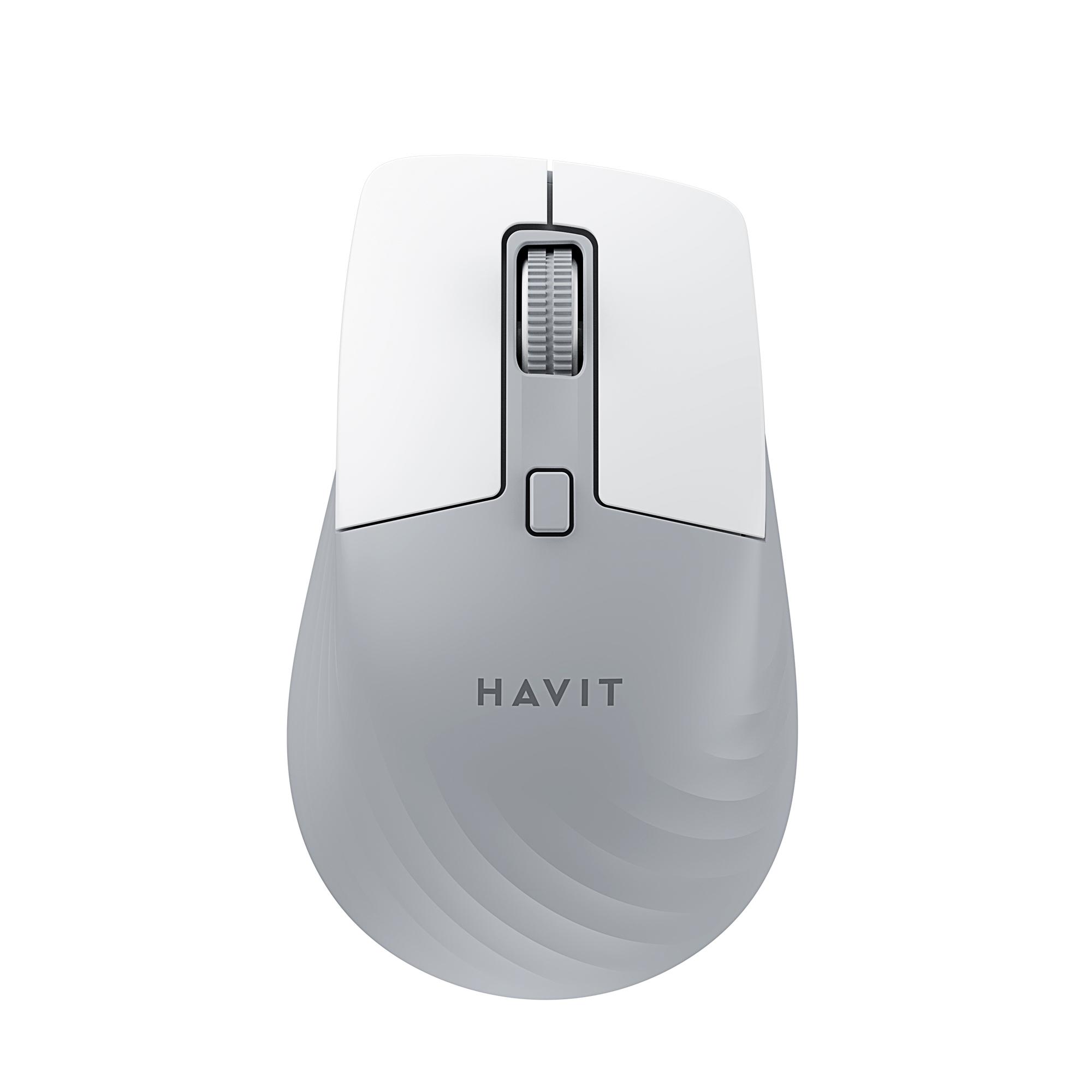Бездротова миша дворежимна HAVIT MS58WB Gray (2.4GHz + BT) — фото 1 з 5