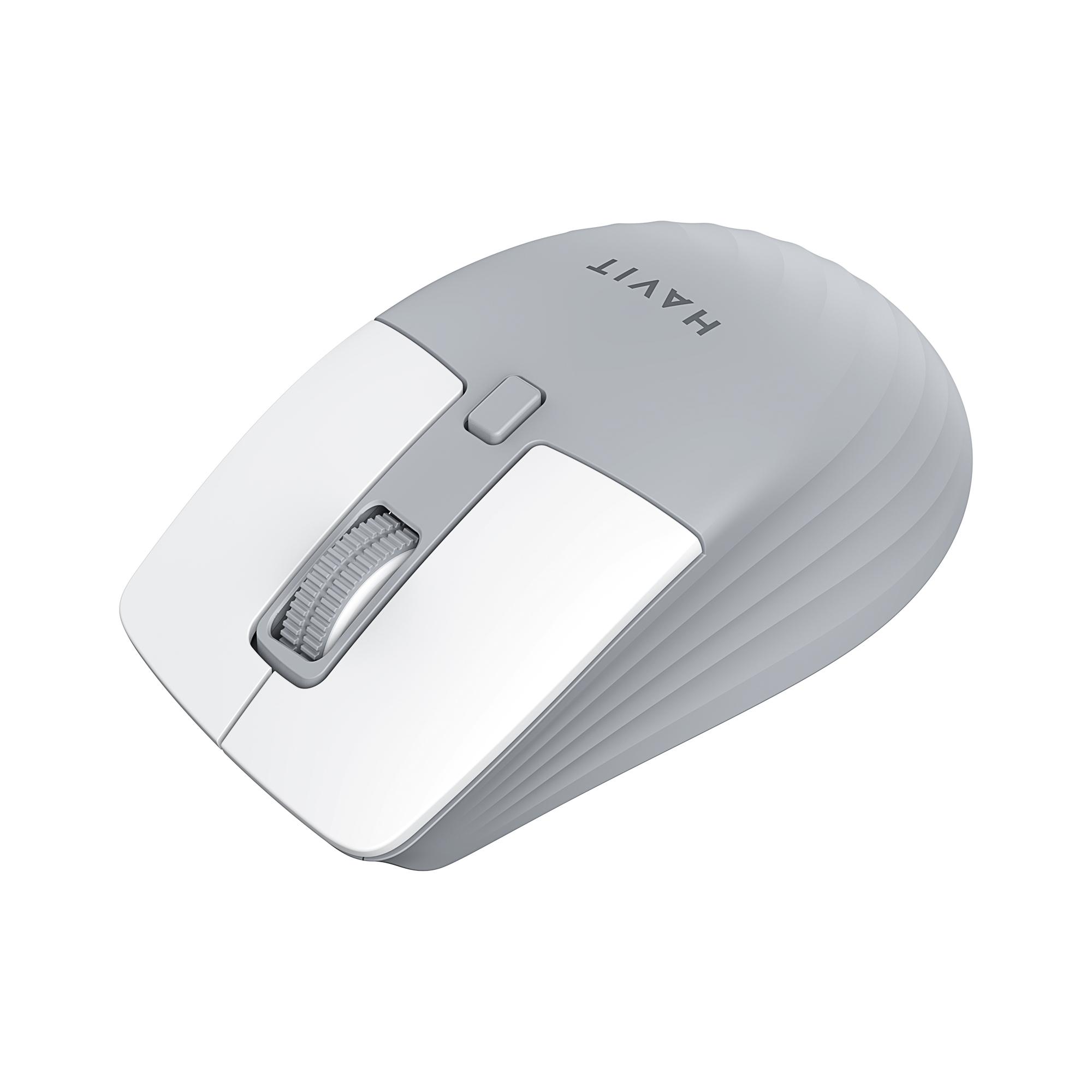 Бездротова миша дворежимна HAVIT MS58WB Gray (2.4GHz + BT) — фото 4 з 5