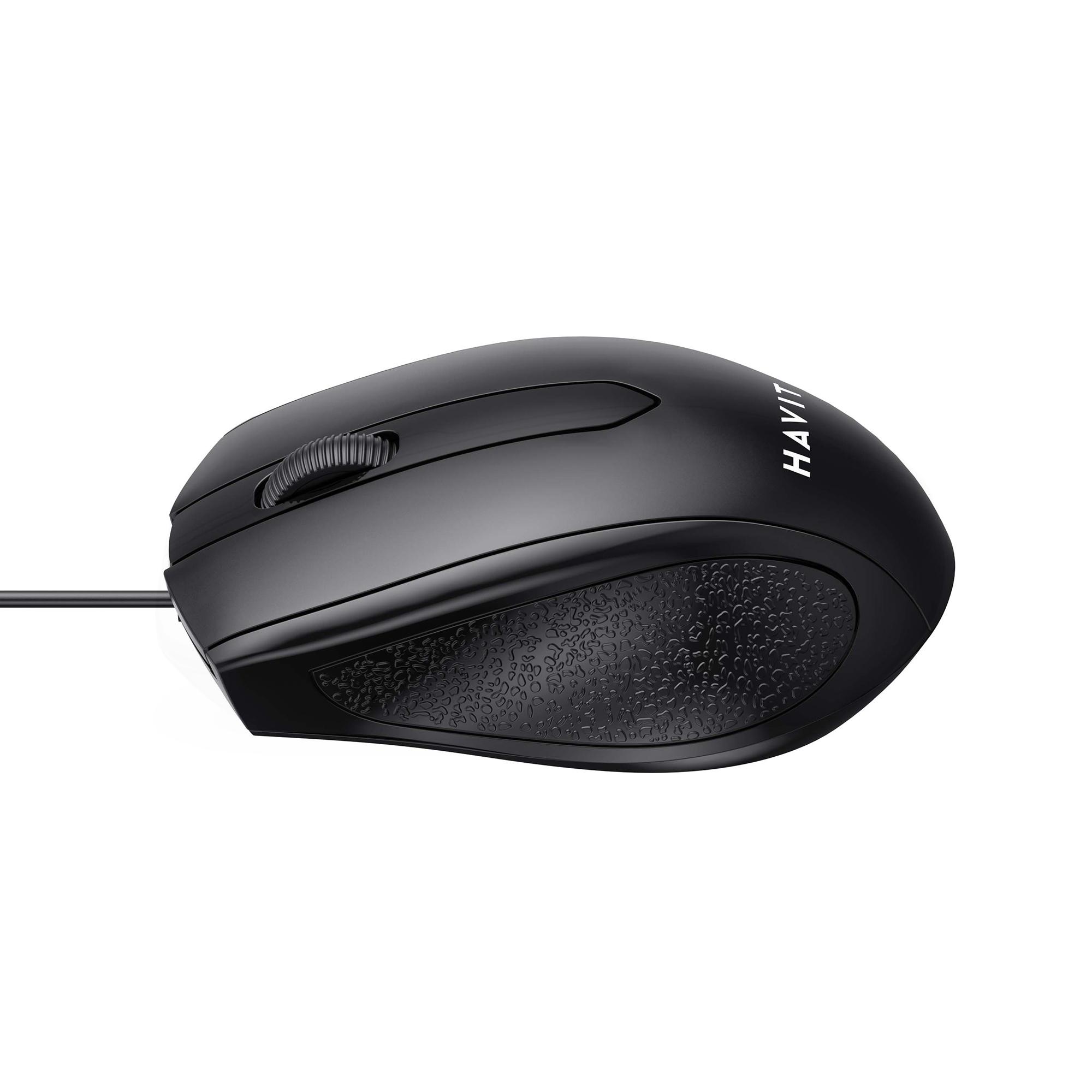 Дротова миша HAVIT MS80 USB Black — фото 2 з 5