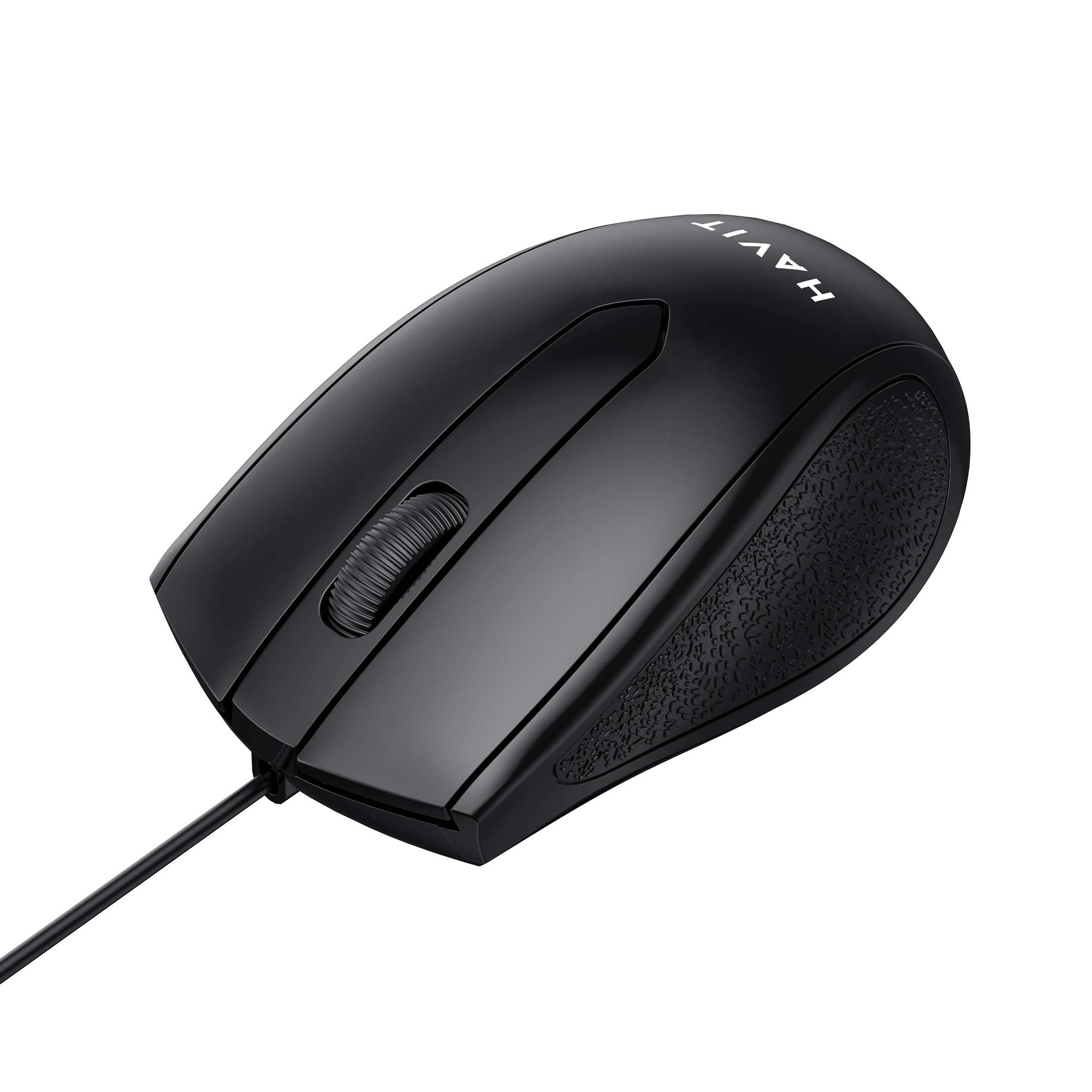 Дротова миша HAVIT MS80 USB Black — фото 4 з 5