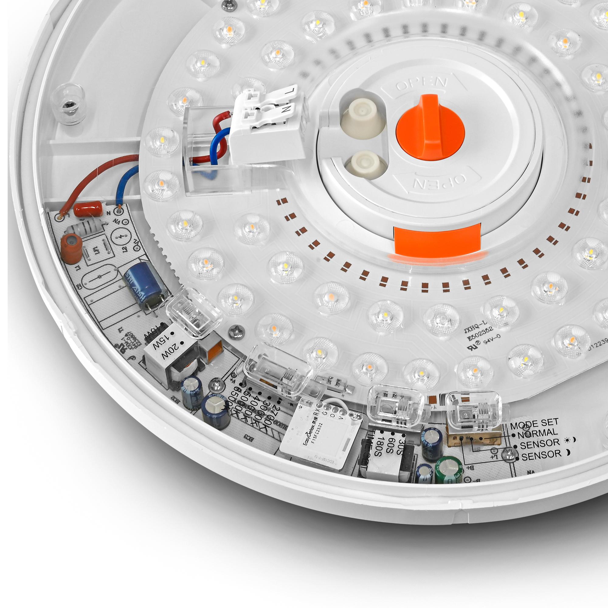 LED Світильник накладний з датчиком руху VIDEX VL-CLR-200-2G 20W 2700-6500K — фото 6 з 11