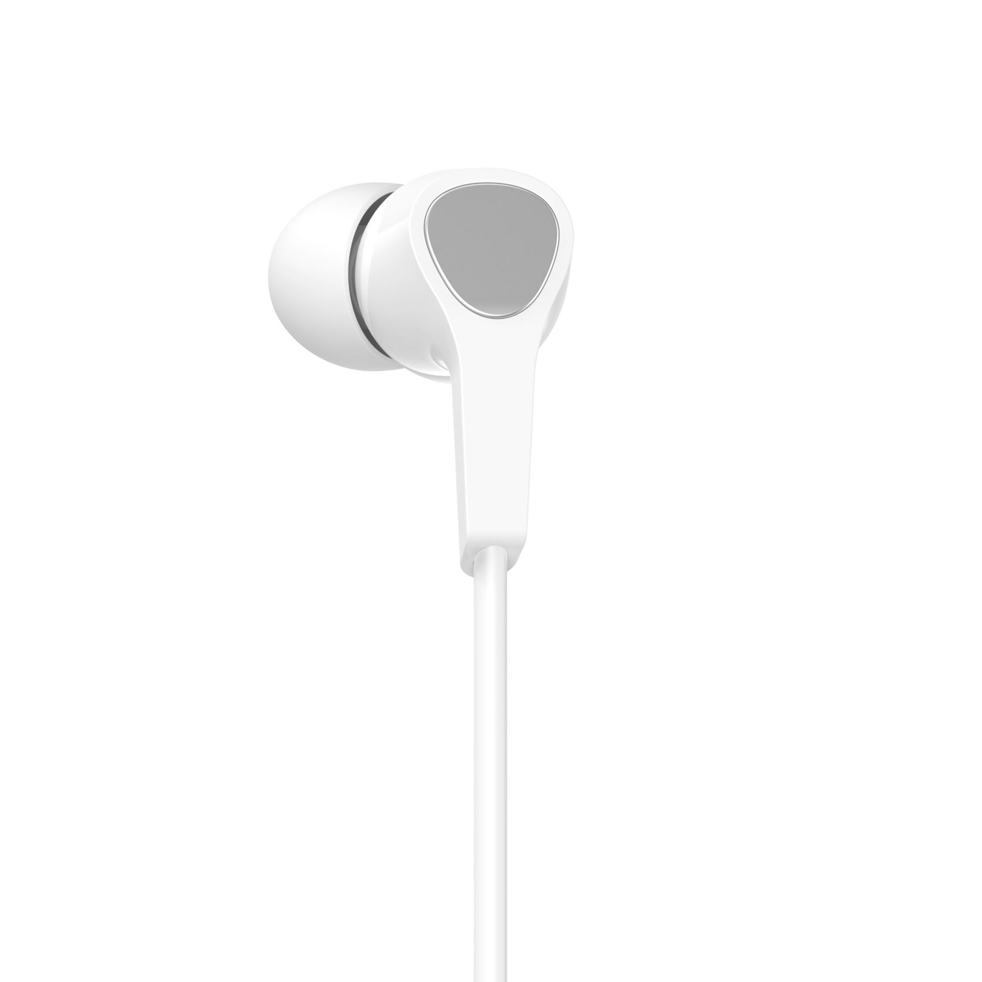 Вакуумні навушники з мікрофоном HAVIT E339C USB-C White — фото 3 з 5
