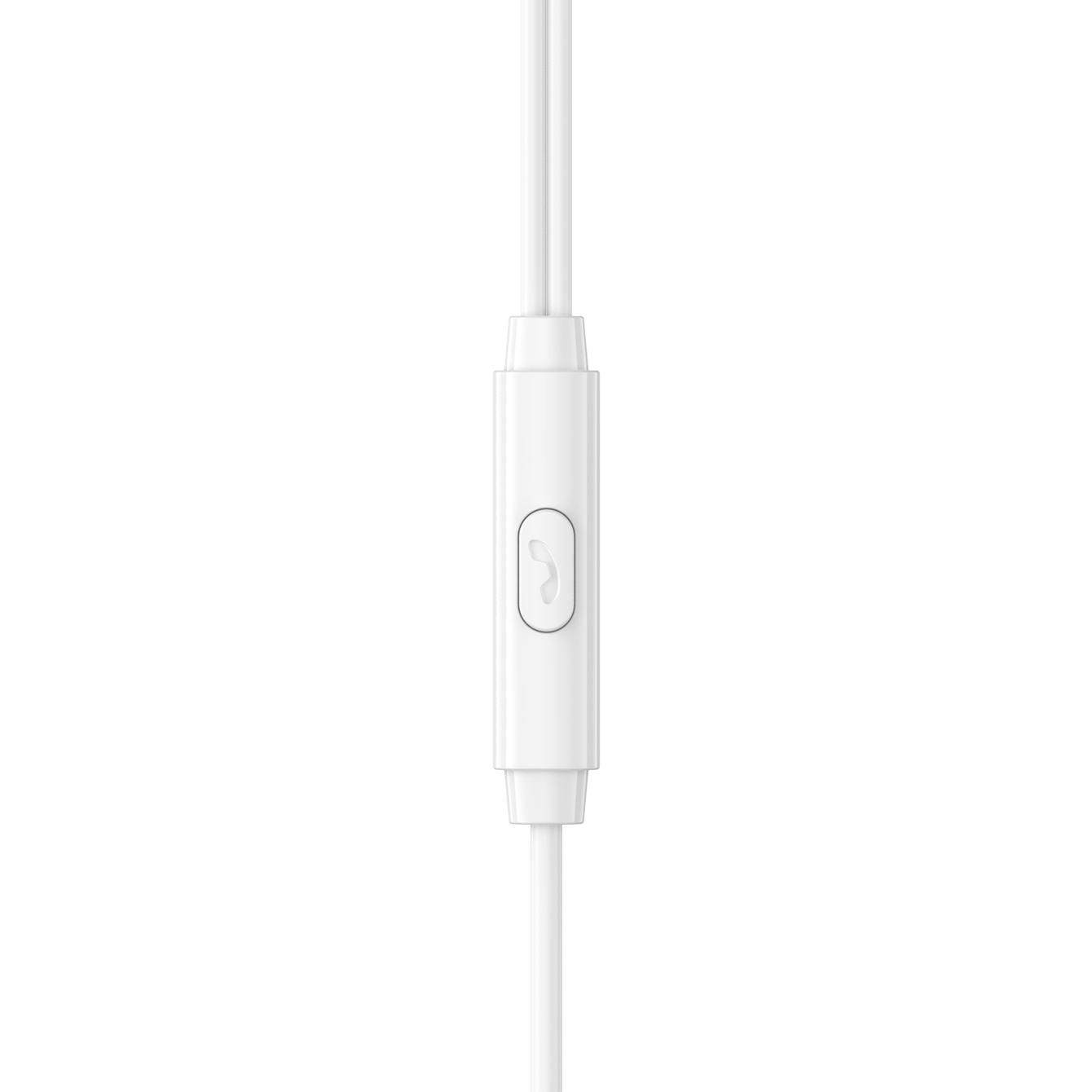 Вакуумні навушники з мікрофоном HAVIT E339C USB-C White — фото 4 з 5