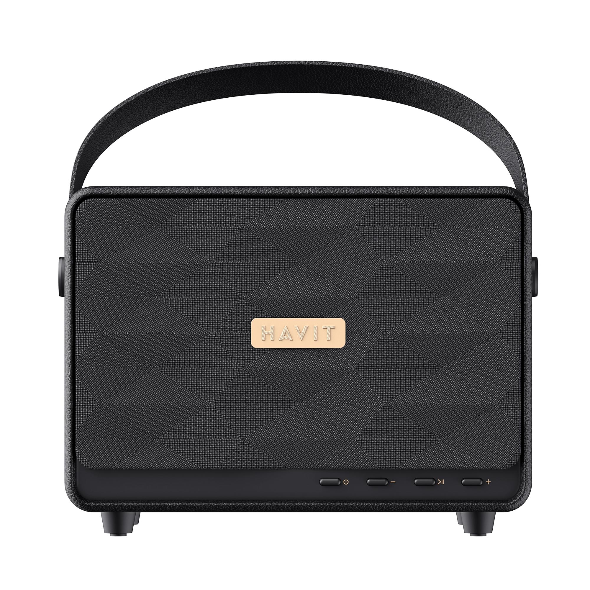 Портативна колонка HAVIT SK907BT "Classic II SE" 30W Black — фото 4 з 7