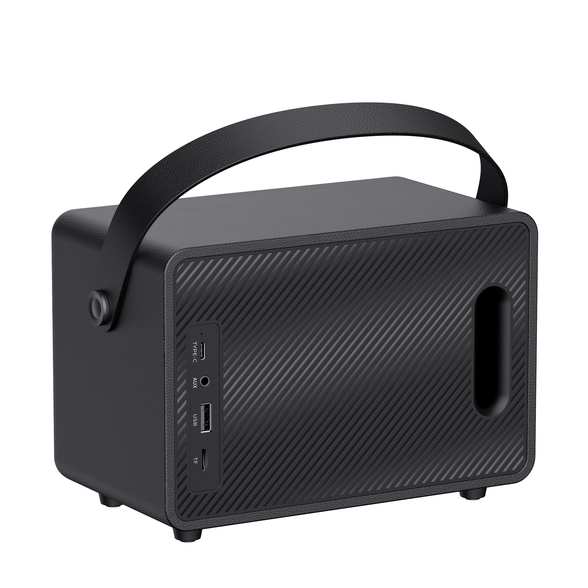 Портативна колонка HAVIT SK907BT "Classic II SE" 30W Black — фото 3 з 7
