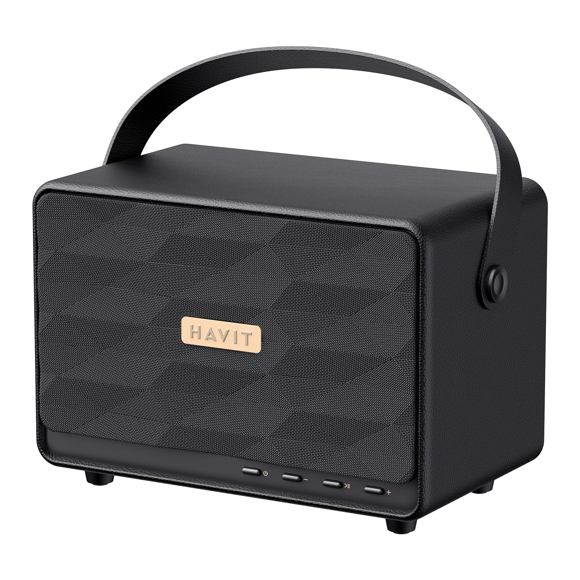 Портативна колонка HAVIT SK907BT "Classic II SE" 30W Black — фото 1 з 7