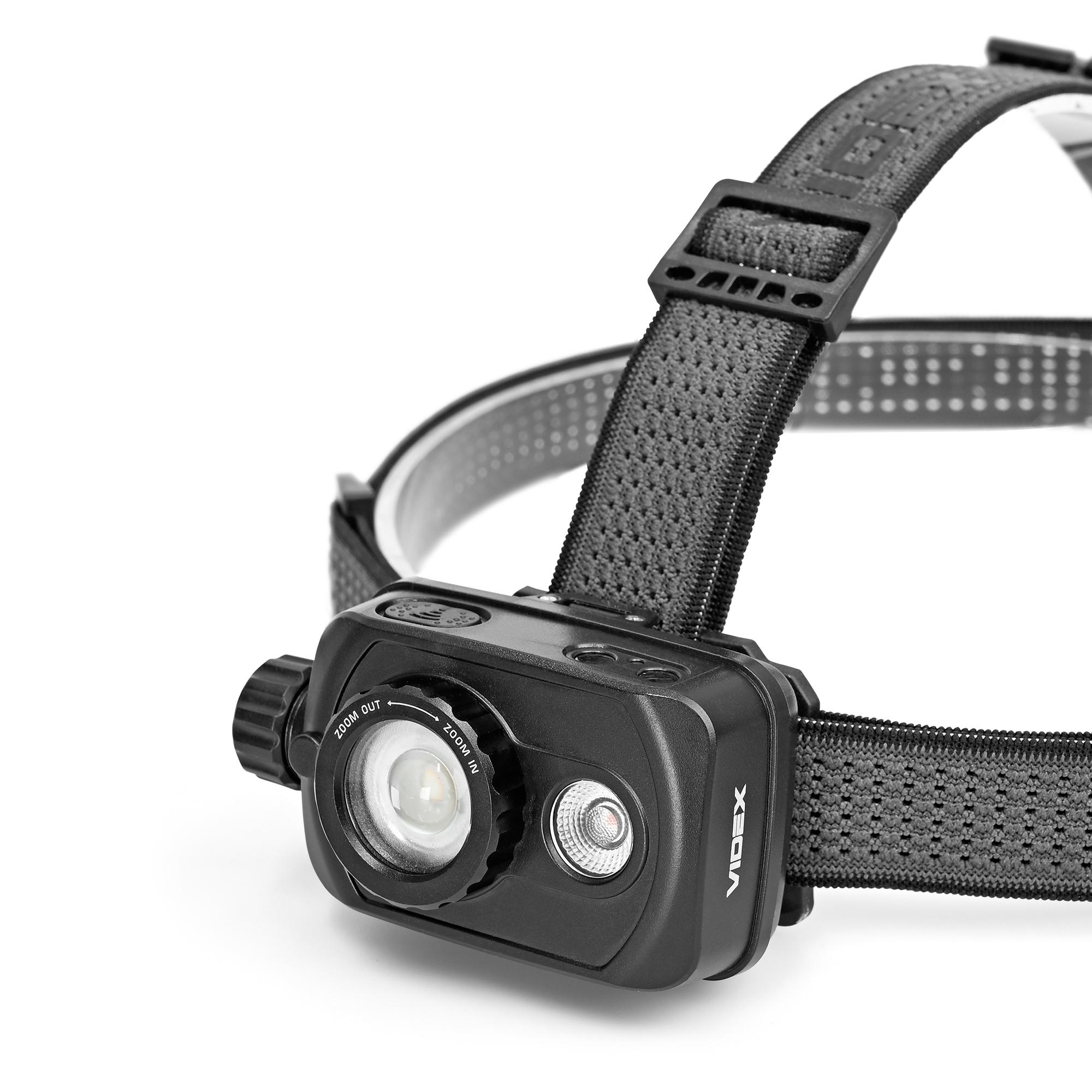 Налобний світлодіодний ліхтарик VIDEX VLF-H047Z 1000Lm 5000K — фото 2 з 21