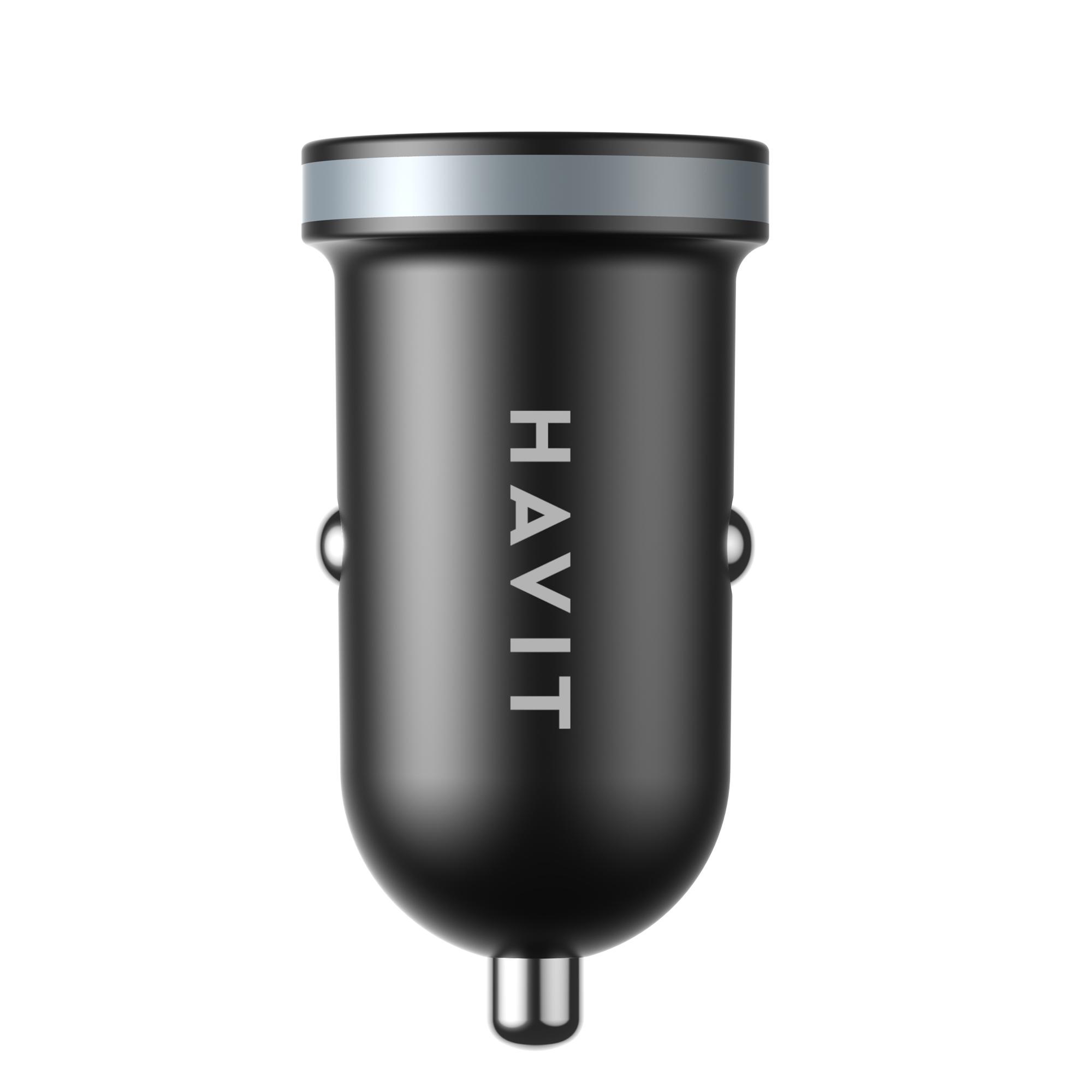 Автомобільний зарядний пристрій HAVIT CC2043 30W USB-A+USB-C — фото 5 з 5