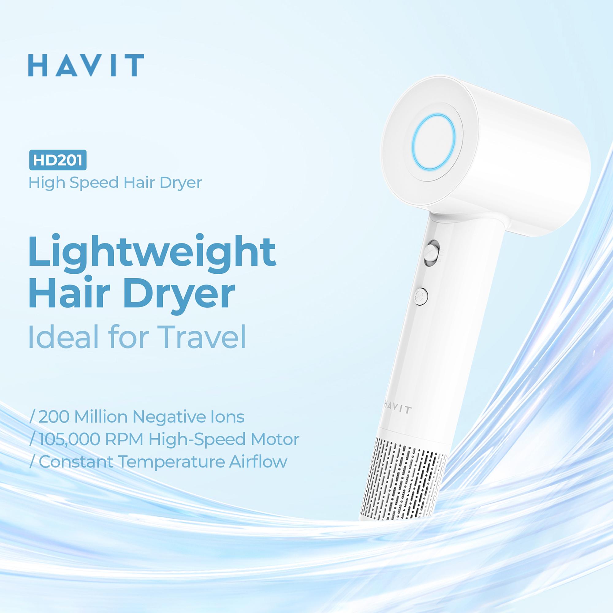 Фен HAVIT HD201 1600W Purple — фото 9 з 9