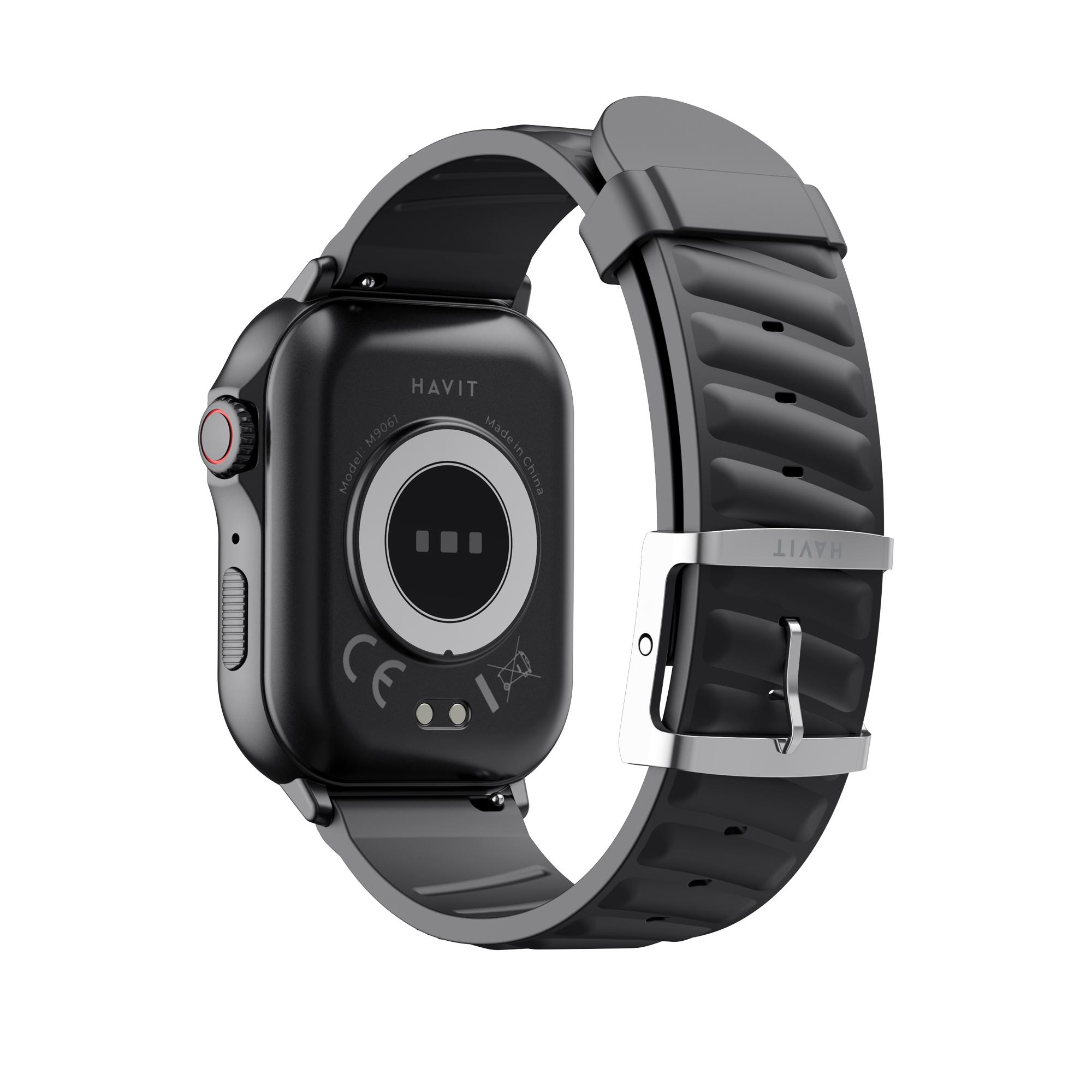 Cмарт годинник HAVIT M9061 GPS Bluetooth Call Black — фото 5 з 7